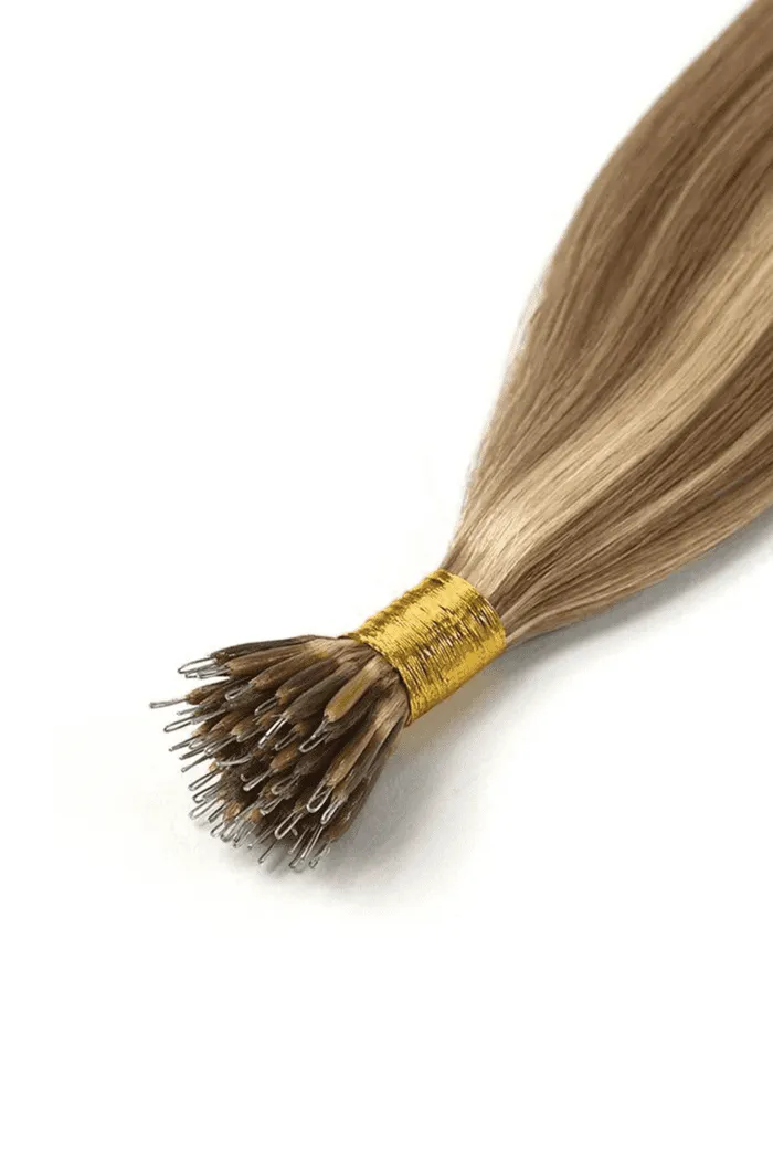 Iced Cappuccino (#14/22) Nano Ring Hair Extensions