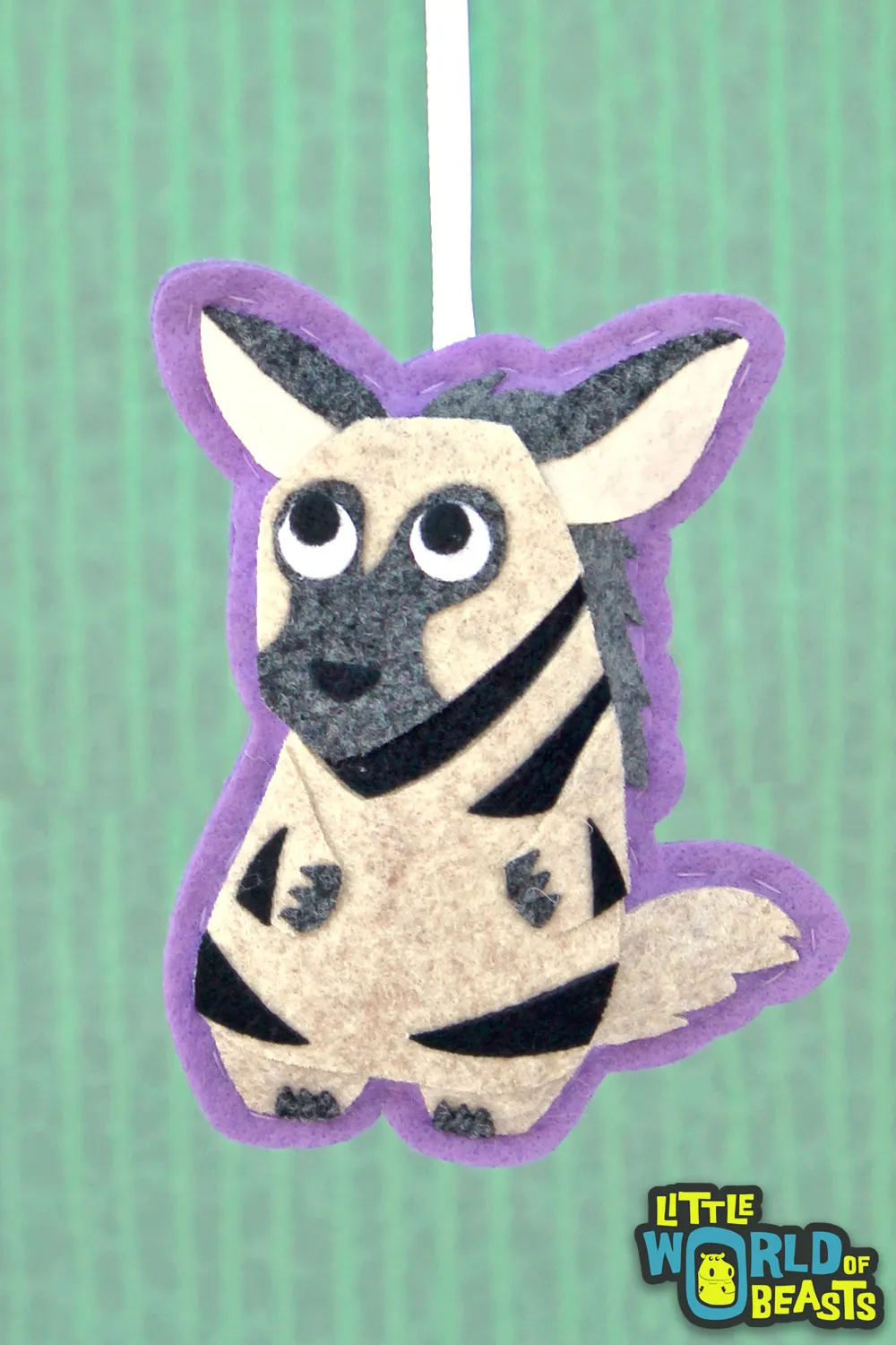 Ichabod the Striped Hyena Ornament