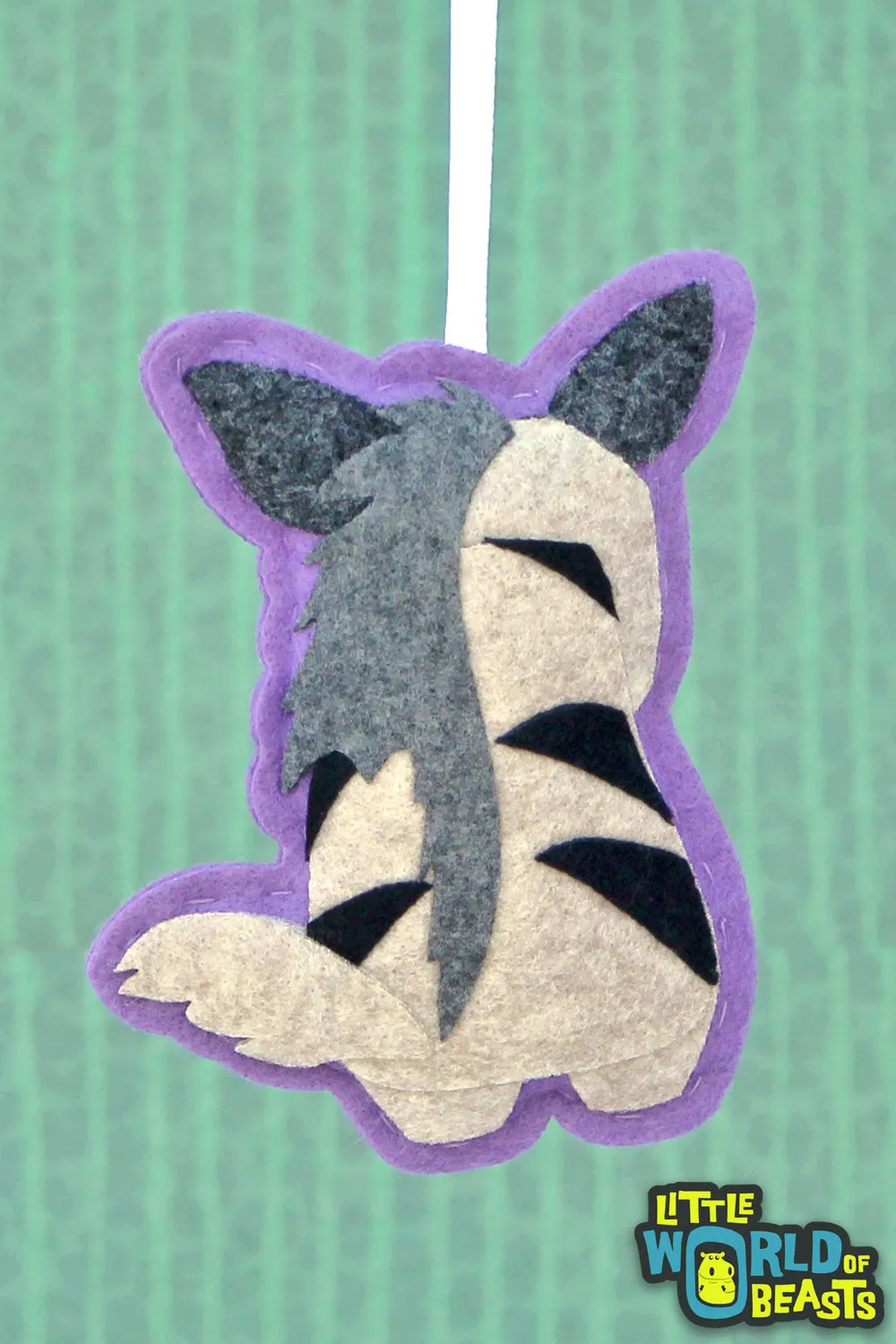 Ichabod the Striped Hyena Ornament
