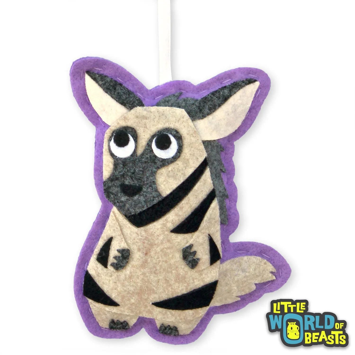 Ichabod the Striped Hyena Ornament