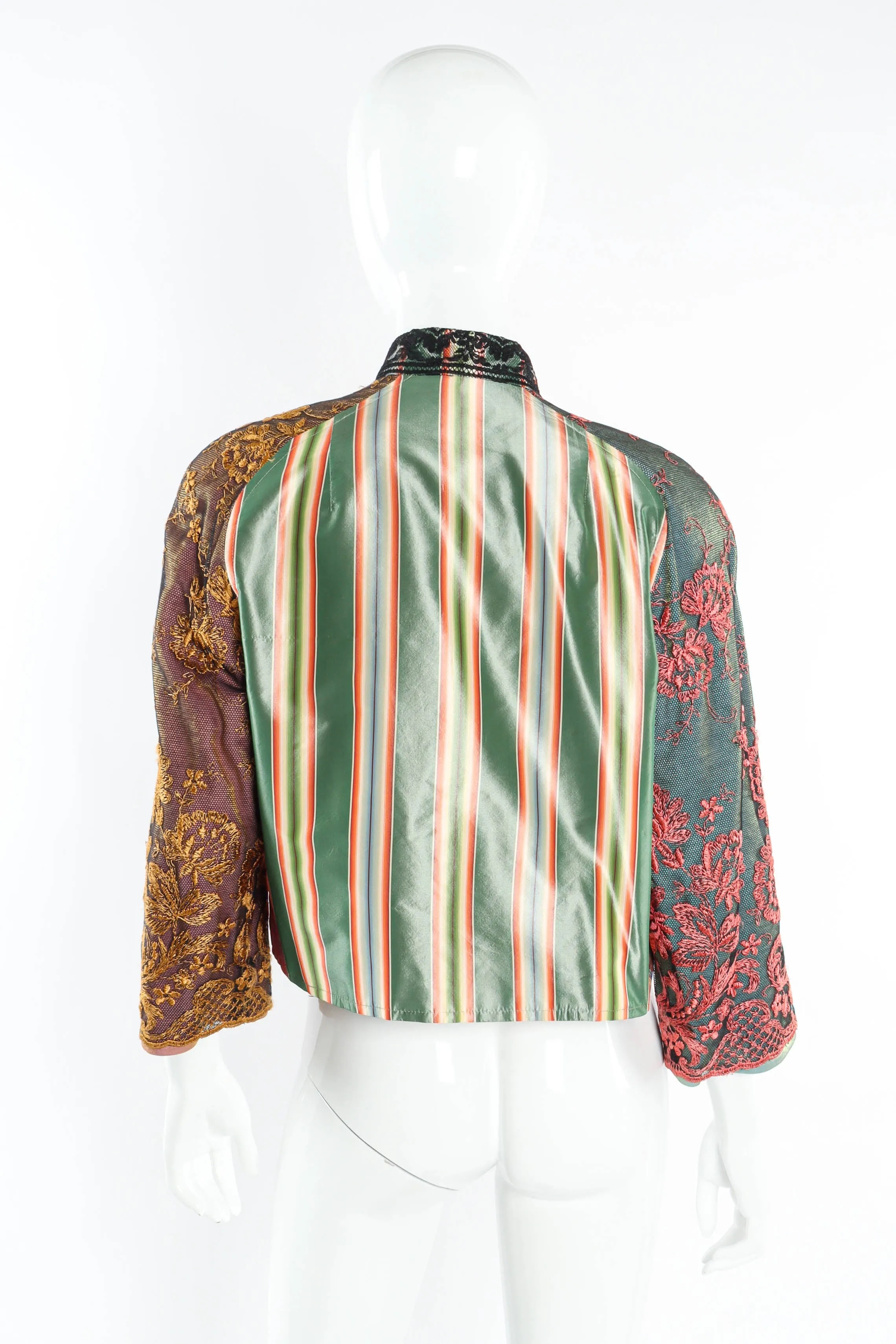 Imperial Lace Brocade Crop Jacket