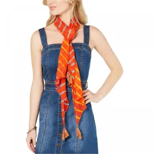 INC International Concepts Women's Tie Dyed Stripes Bias Scarf