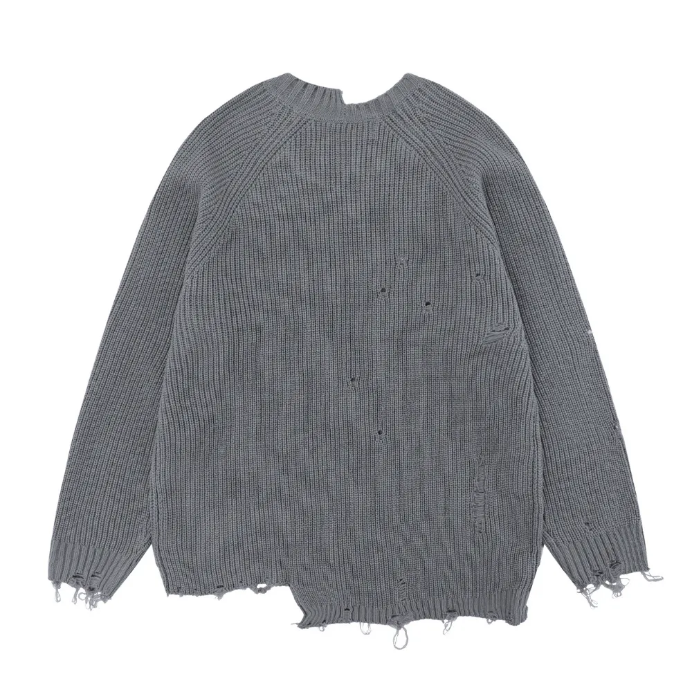Irregular Cut Solid Sweater