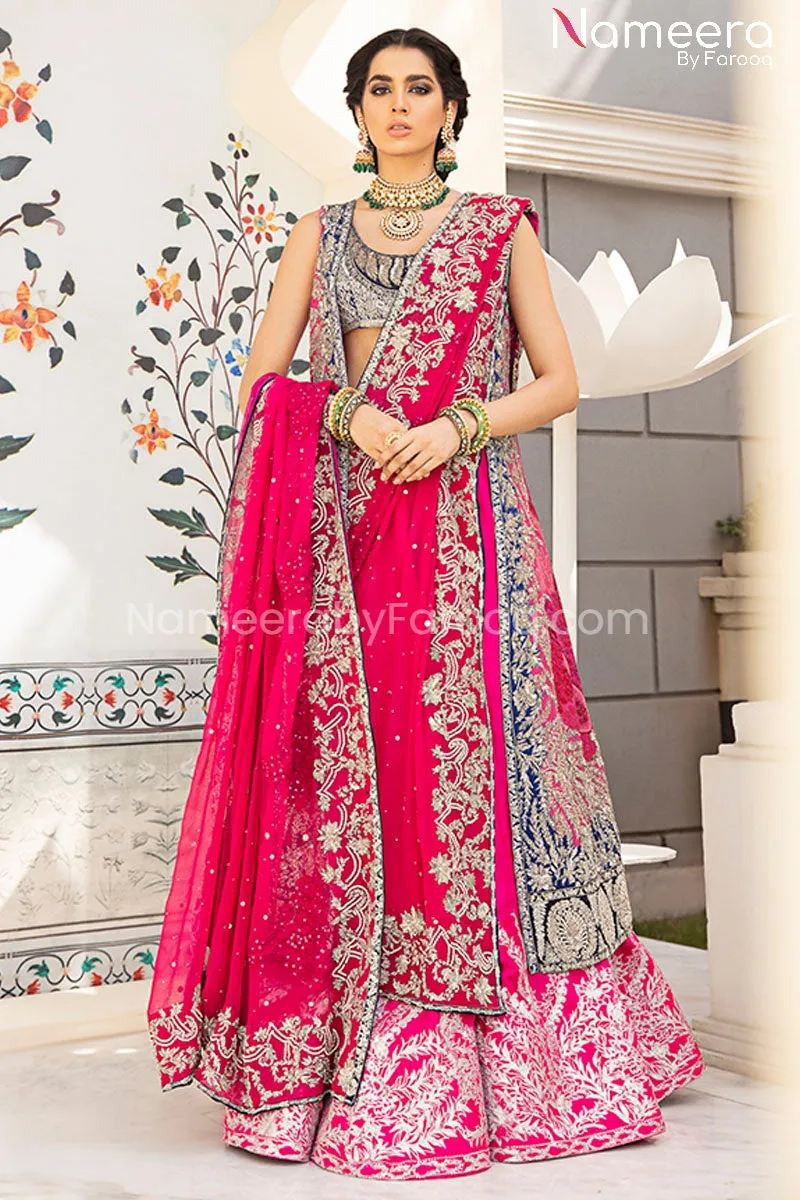 Jacket Lehenga Choli Bridal Dress Pakistani #BS115