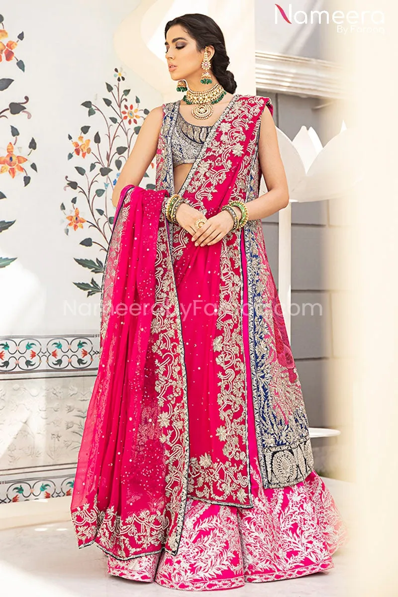 Jacket Lehenga Choli Bridal Dress Pakistani #BS115