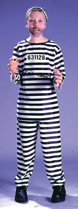 Jailbird Child Large  Costume