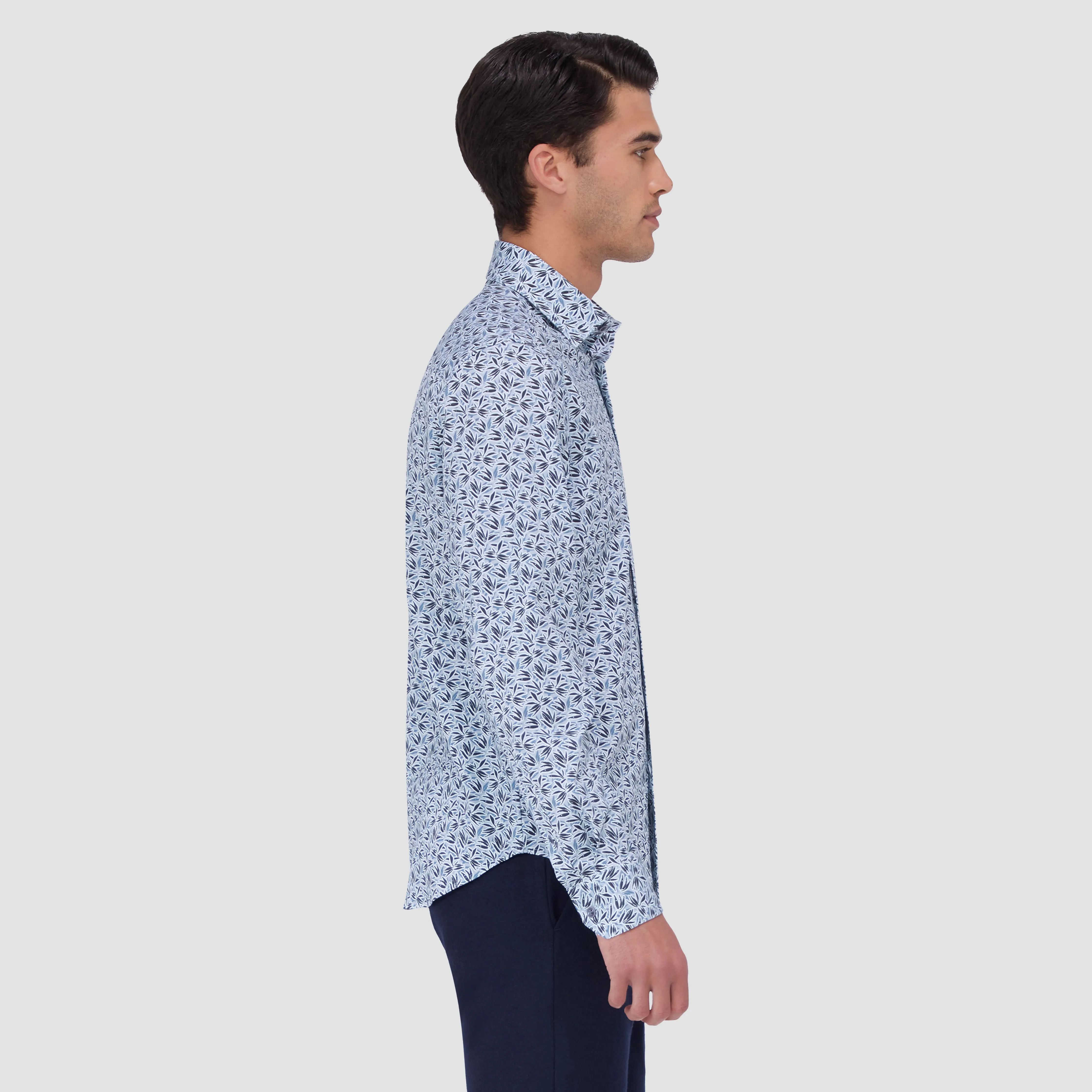 James Leaf Print OoohCotton Shirt