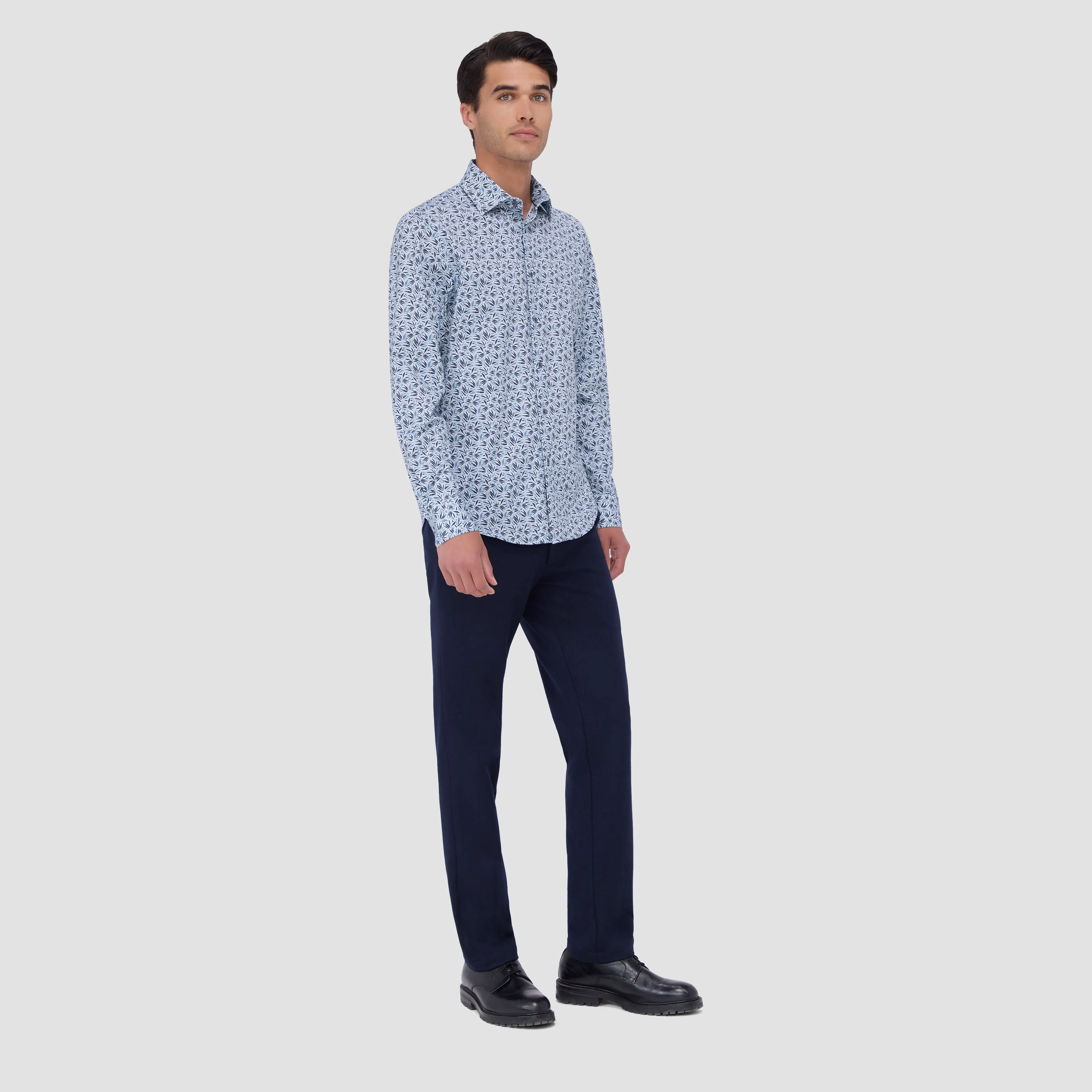 James Leaf Print OoohCotton Shirt