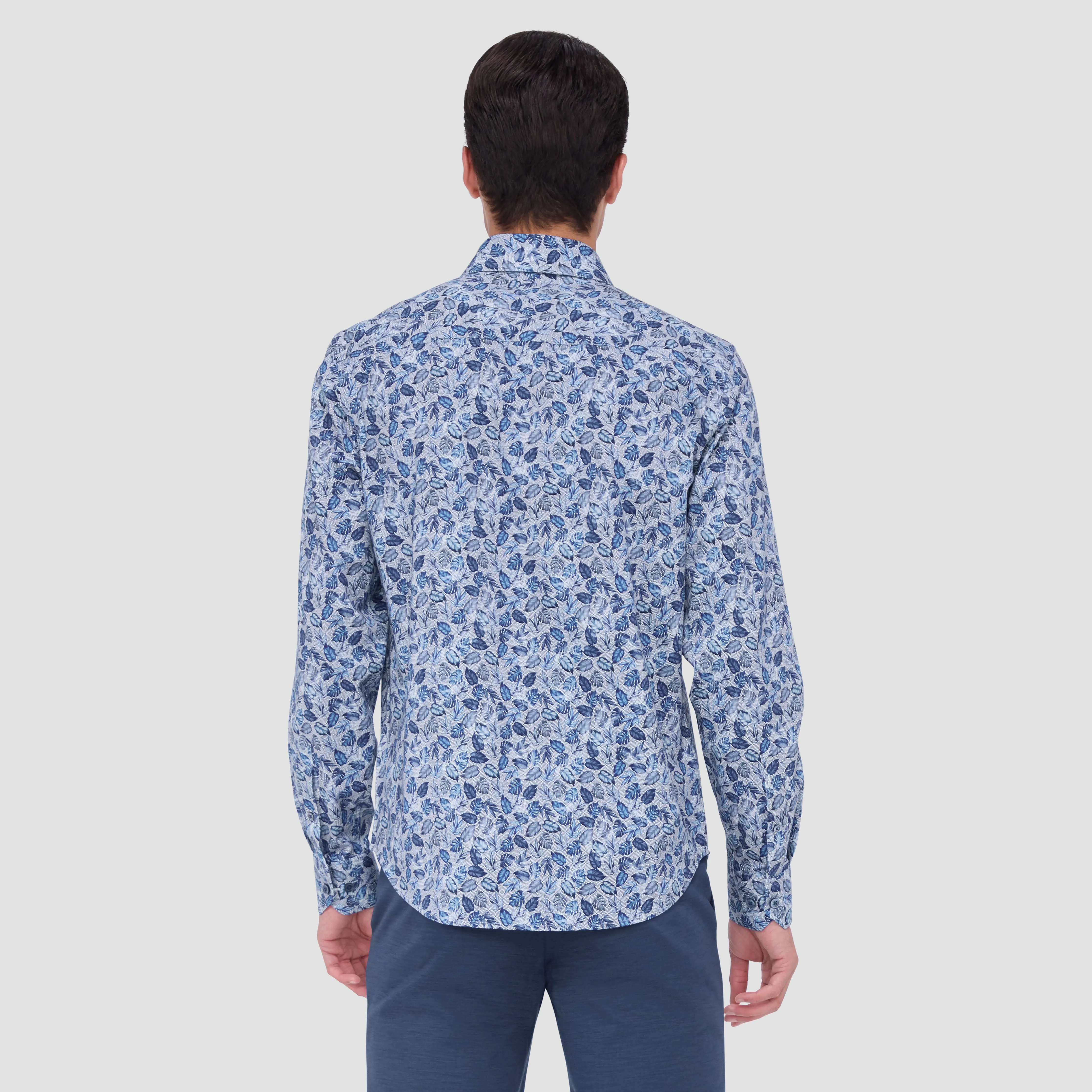 James Leaf Print OoohCotton Shirt