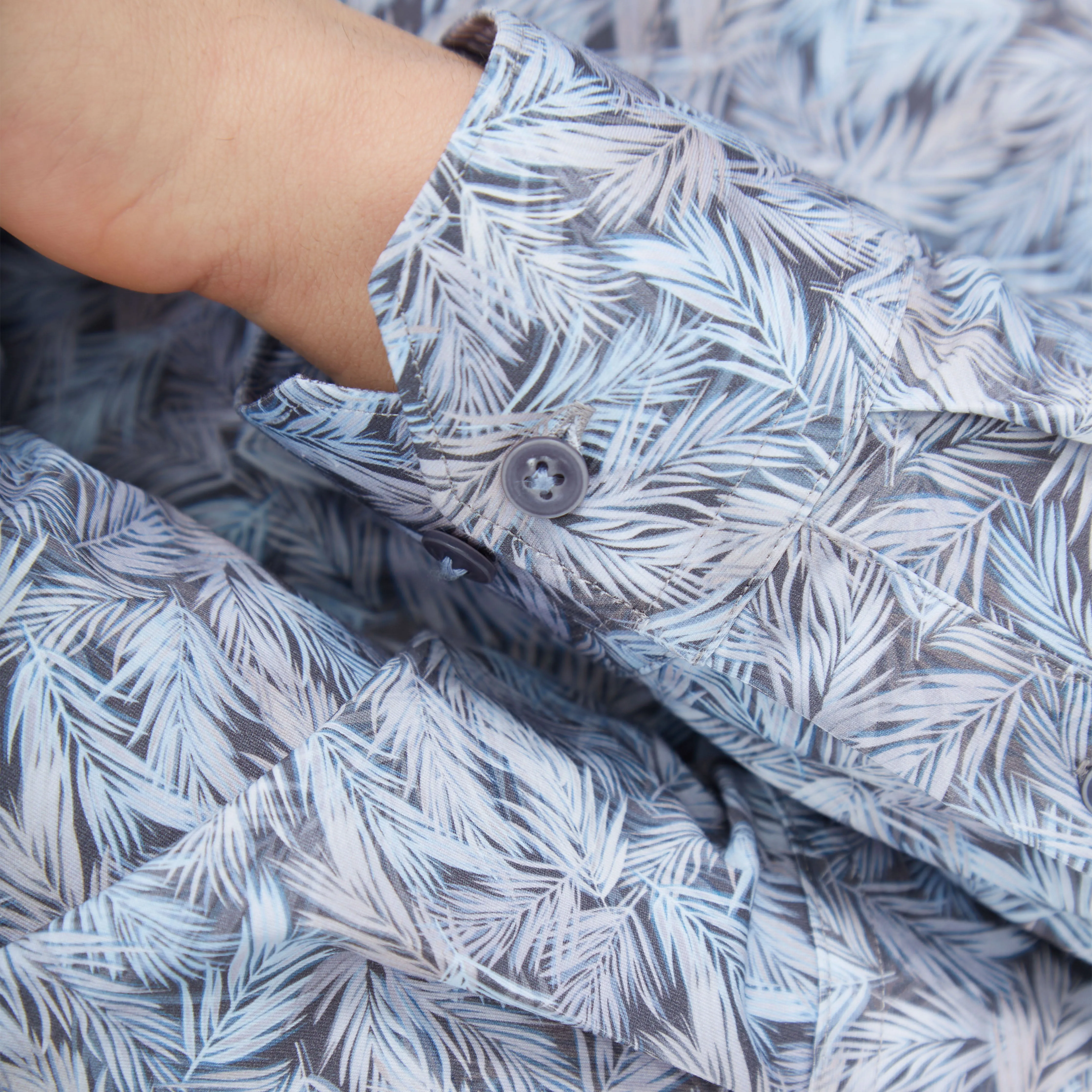 James Leaf Print OoohCotton Shirt