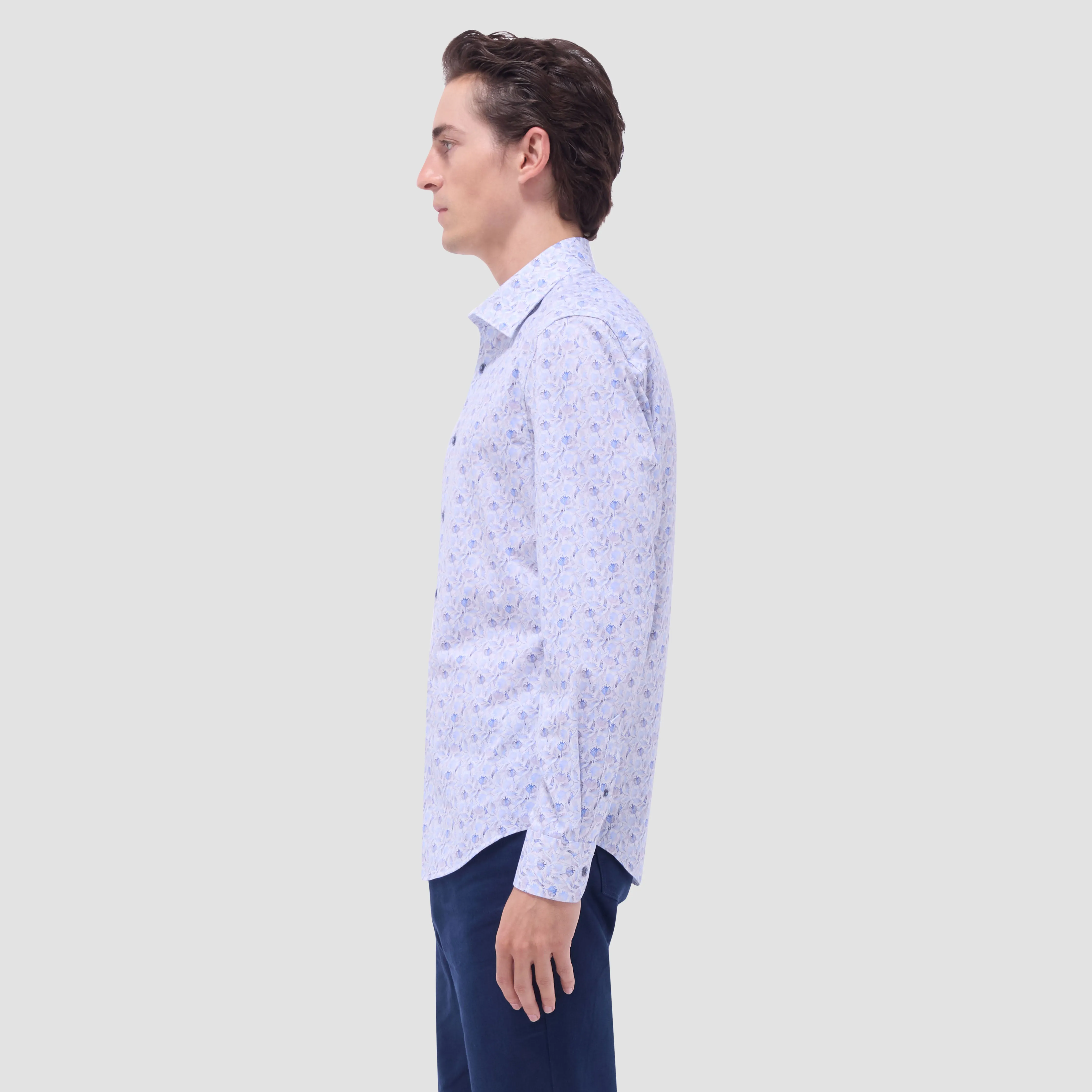 James Leaf Print OoohCotton Shirt