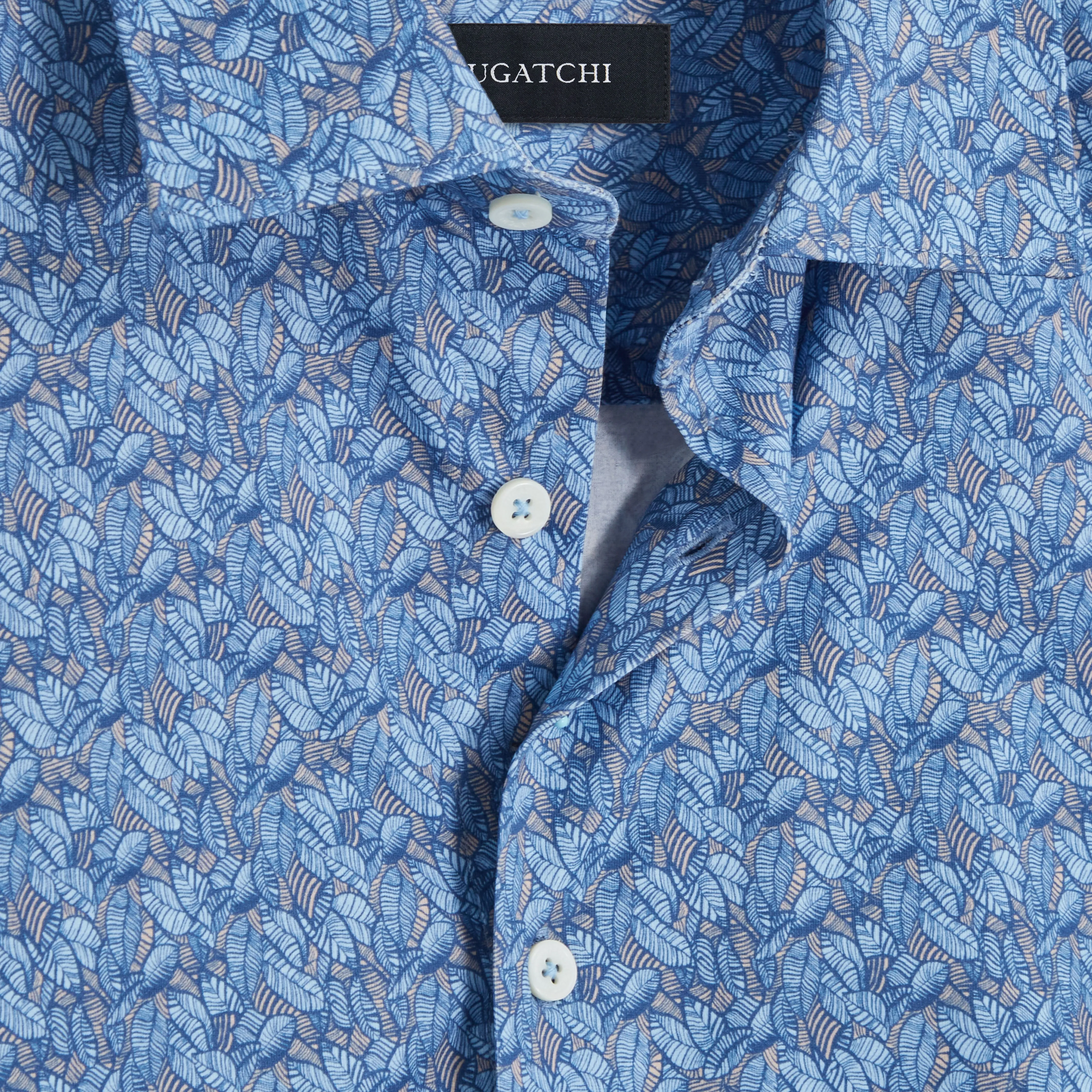 James Leaf Print OoohCotton Shirt