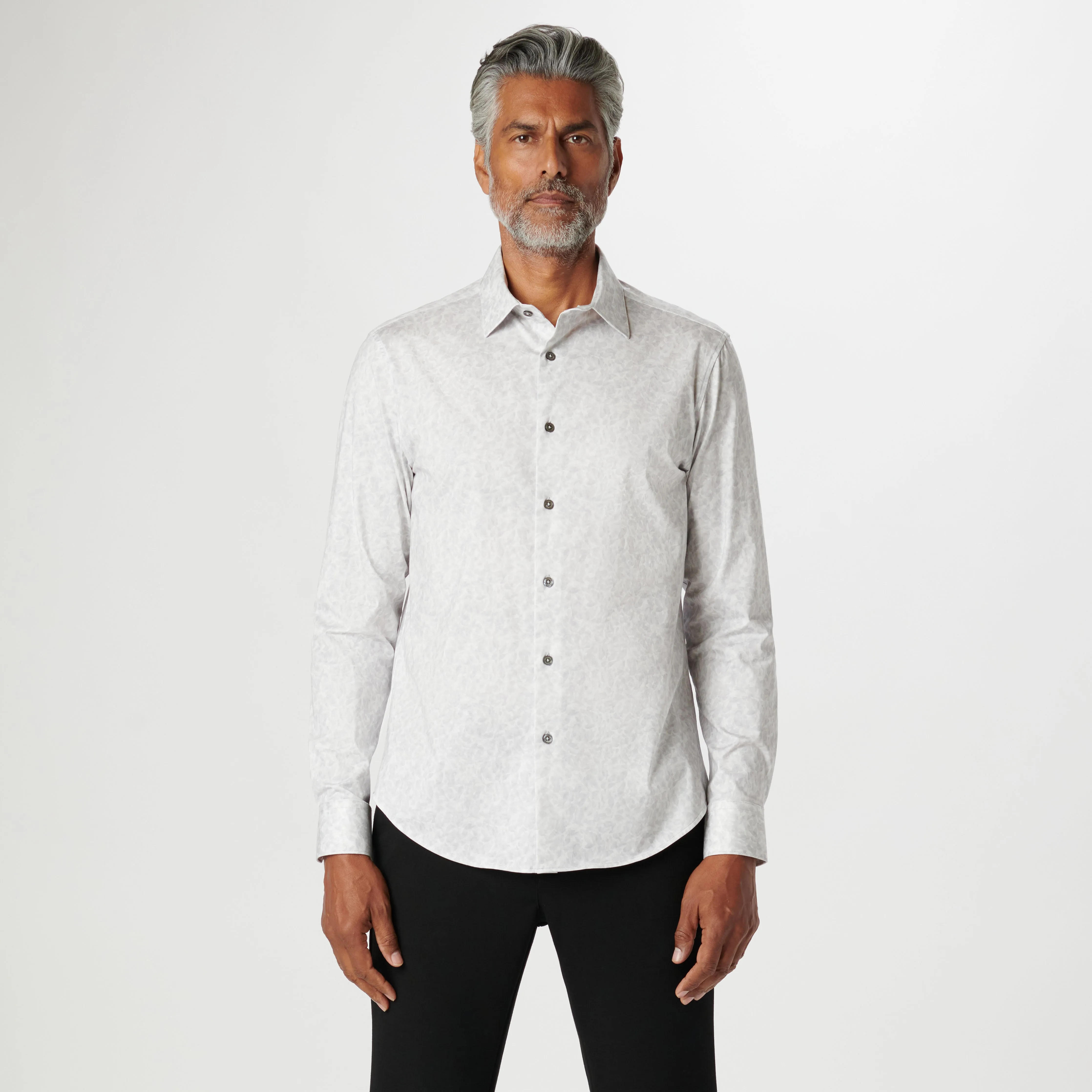 James Leaf Print OoohCotton Shirt