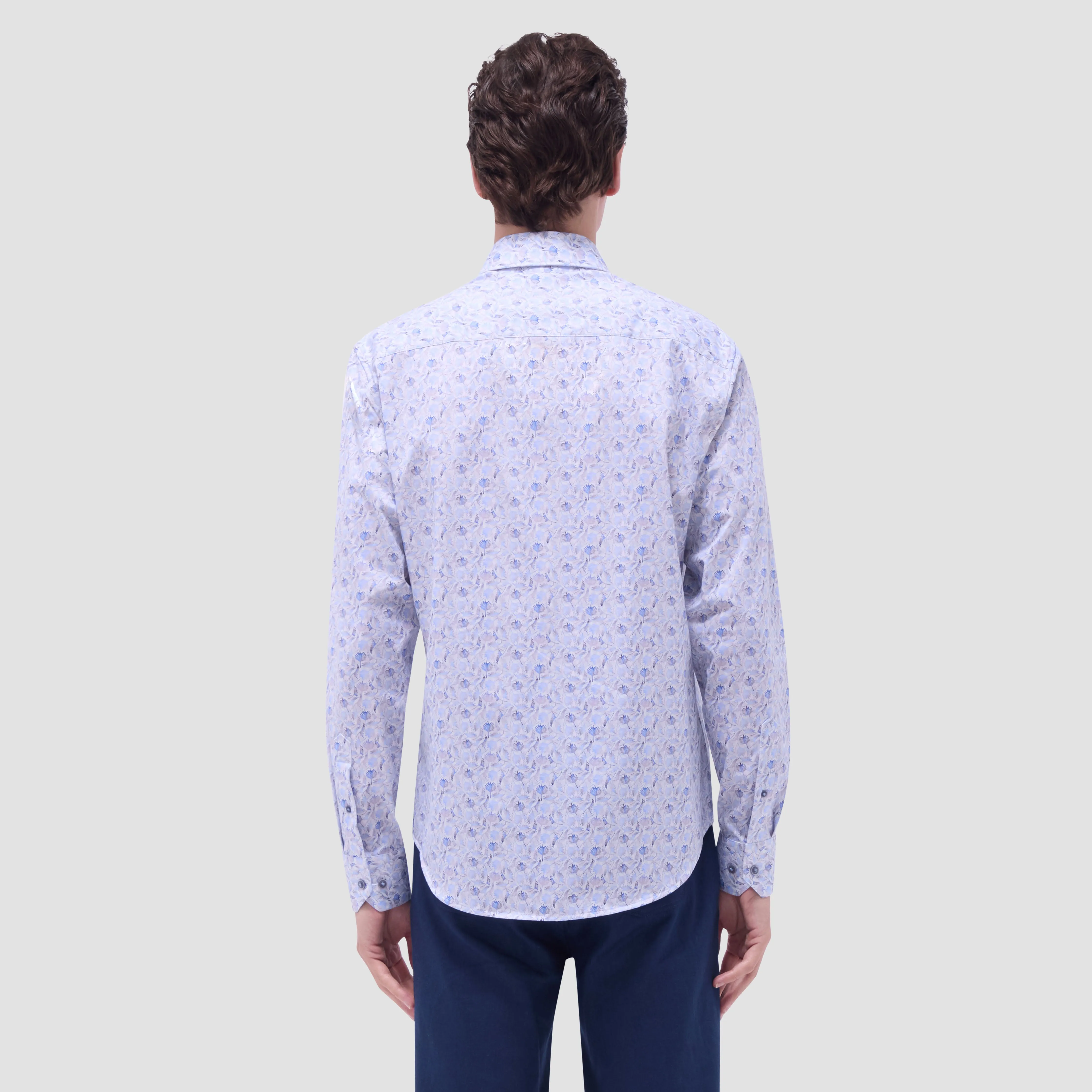 James Leaf Print OoohCotton Shirt