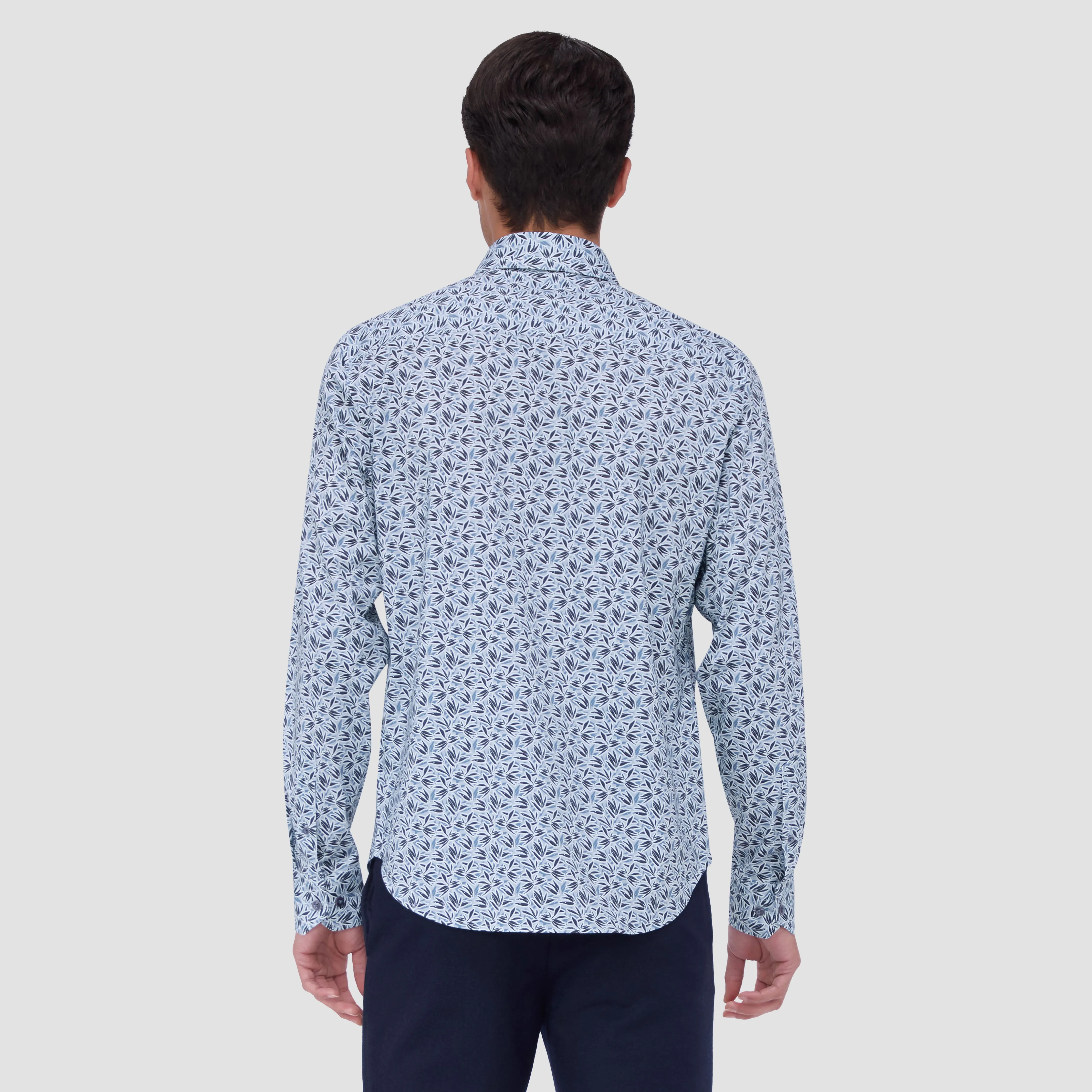 James Leaf Print OoohCotton Shirt