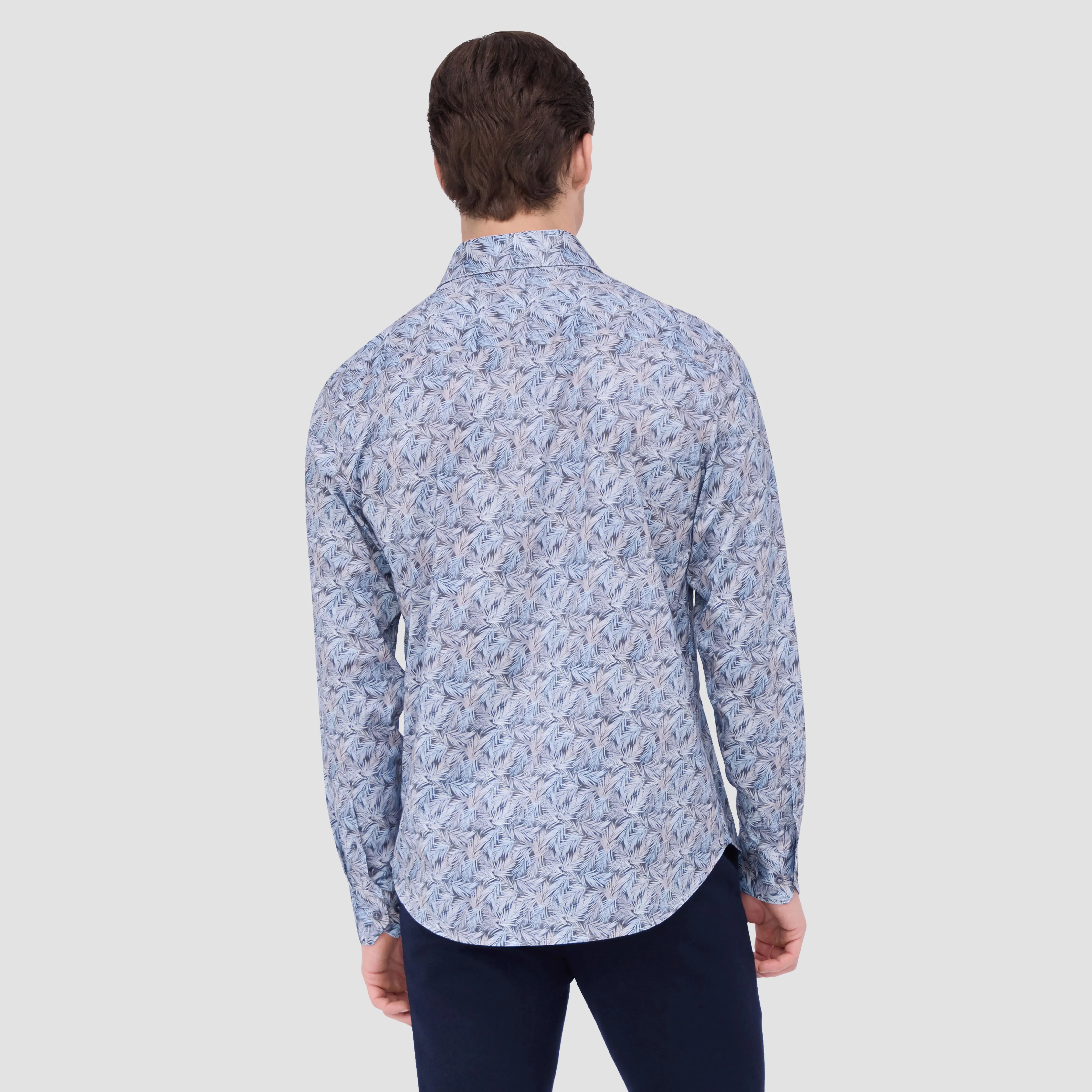 James Leaf Print OoohCotton Shirt