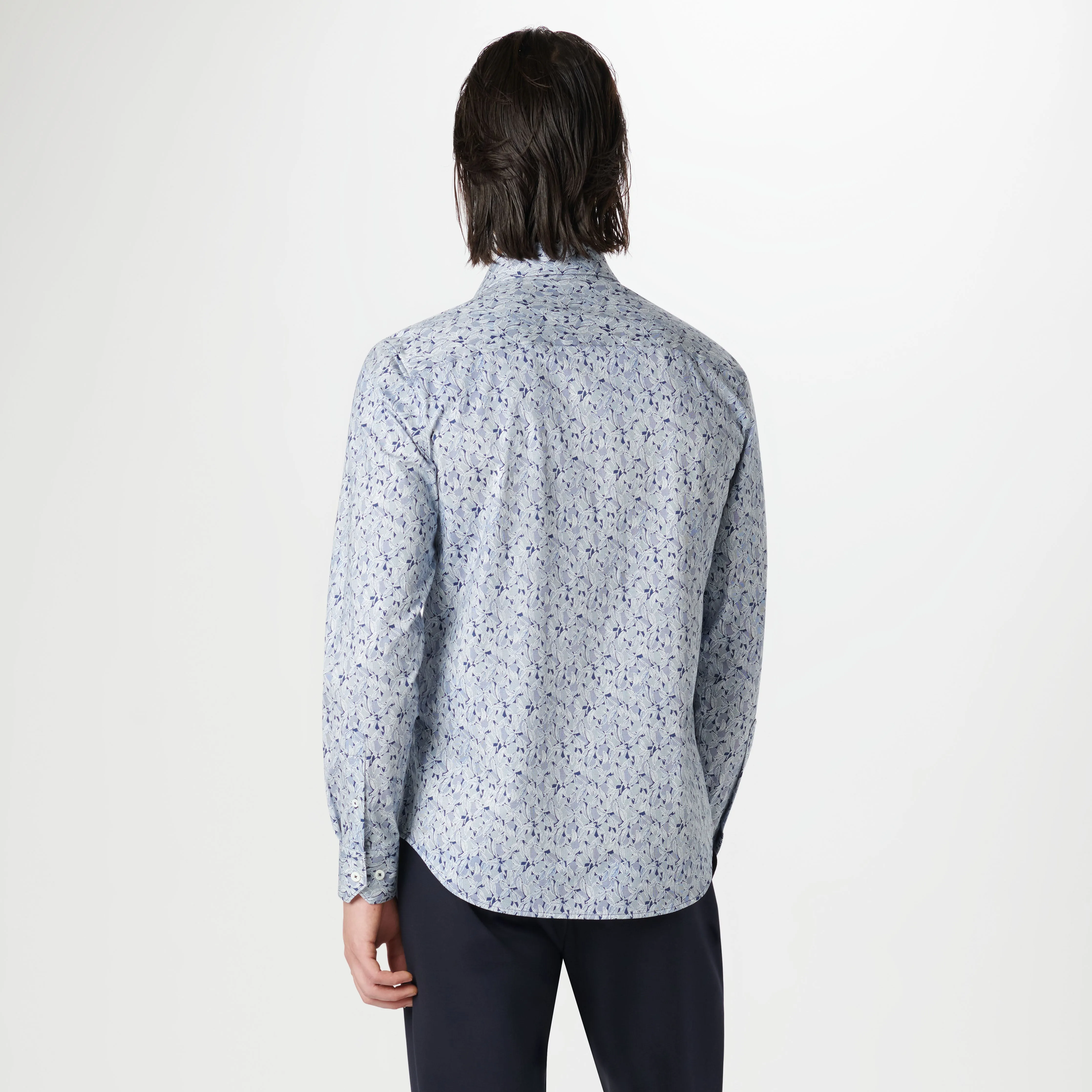 James Leaf Print OoohCotton Shirt