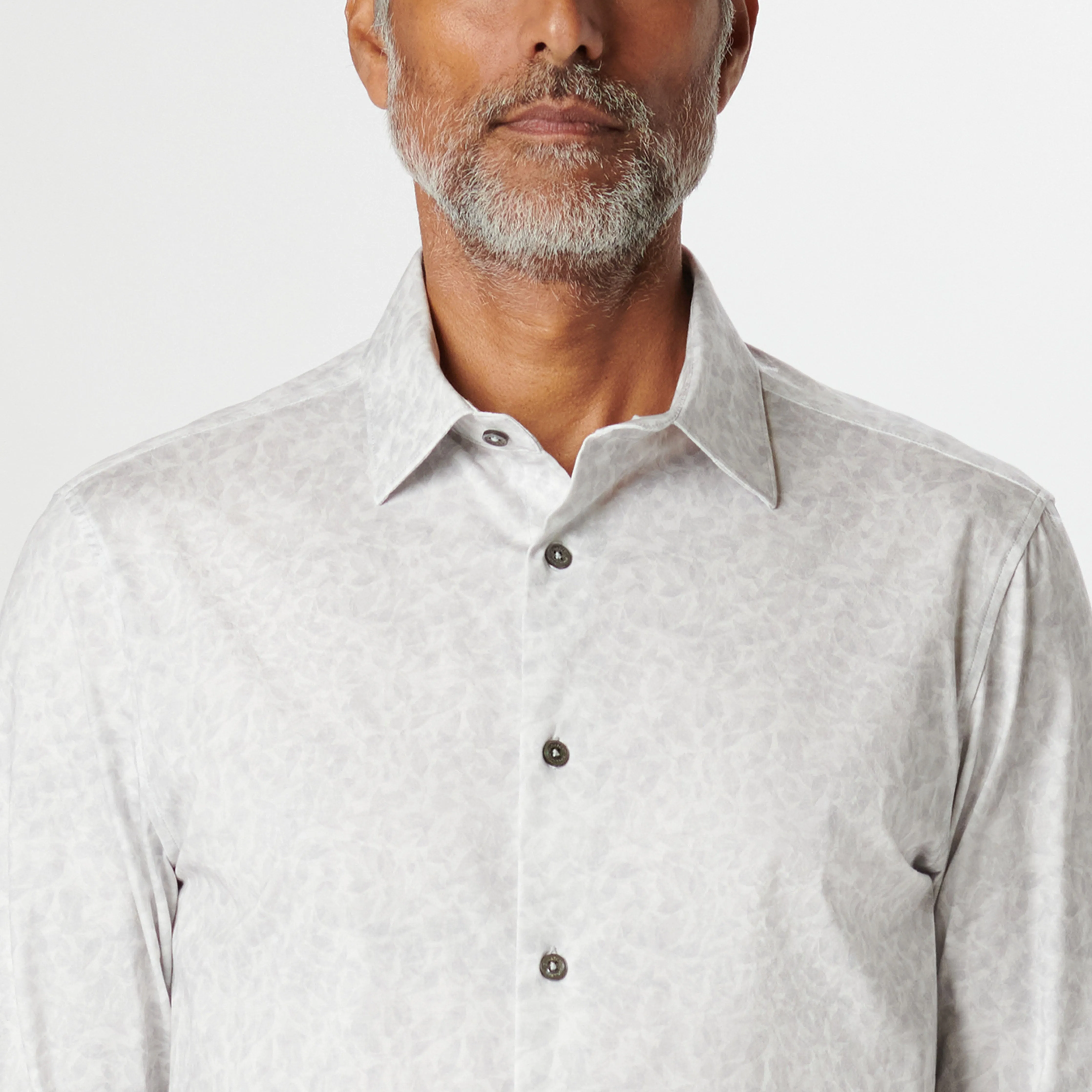 James Leaf Print OoohCotton Shirt
