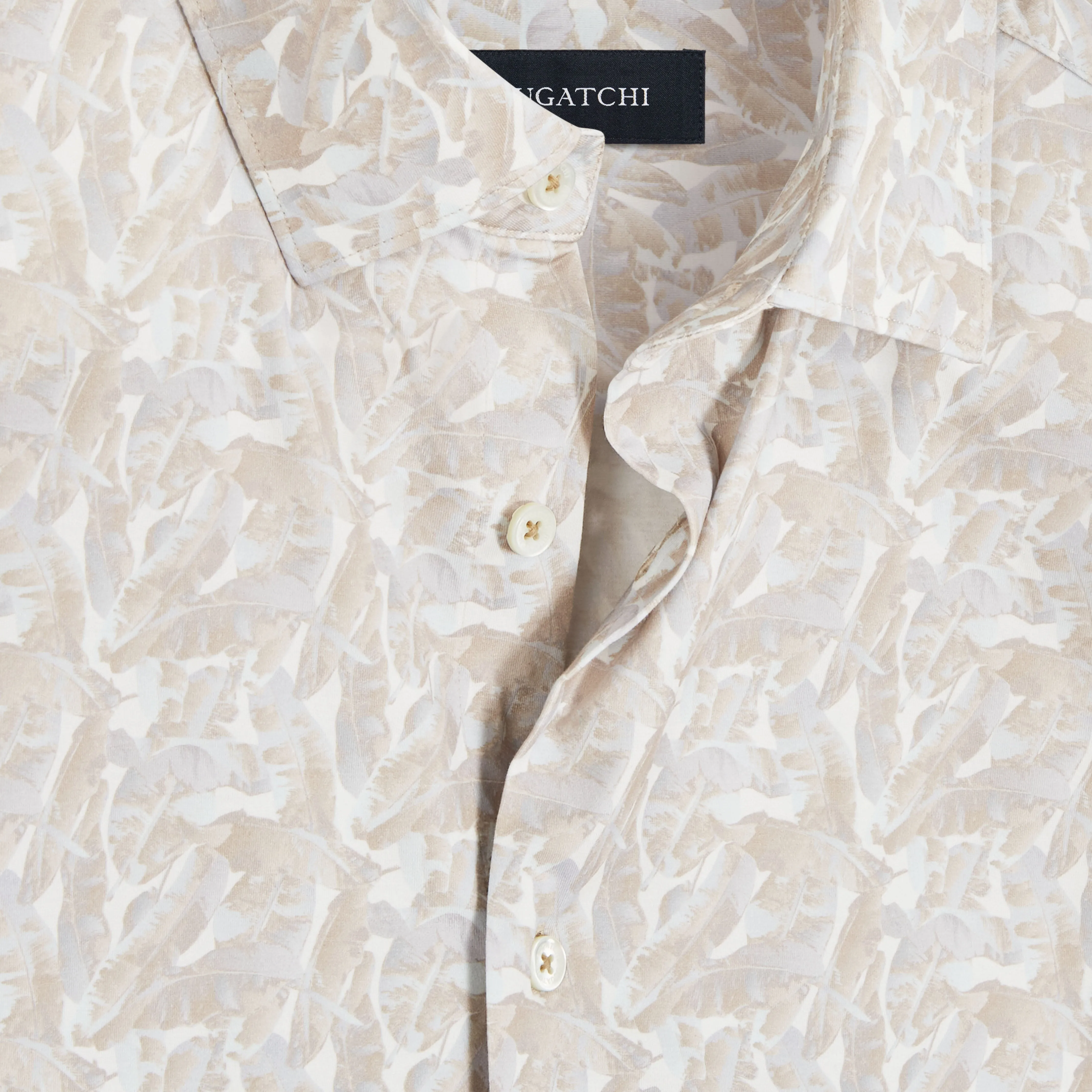 James Leaf Print OoohCotton Shirt