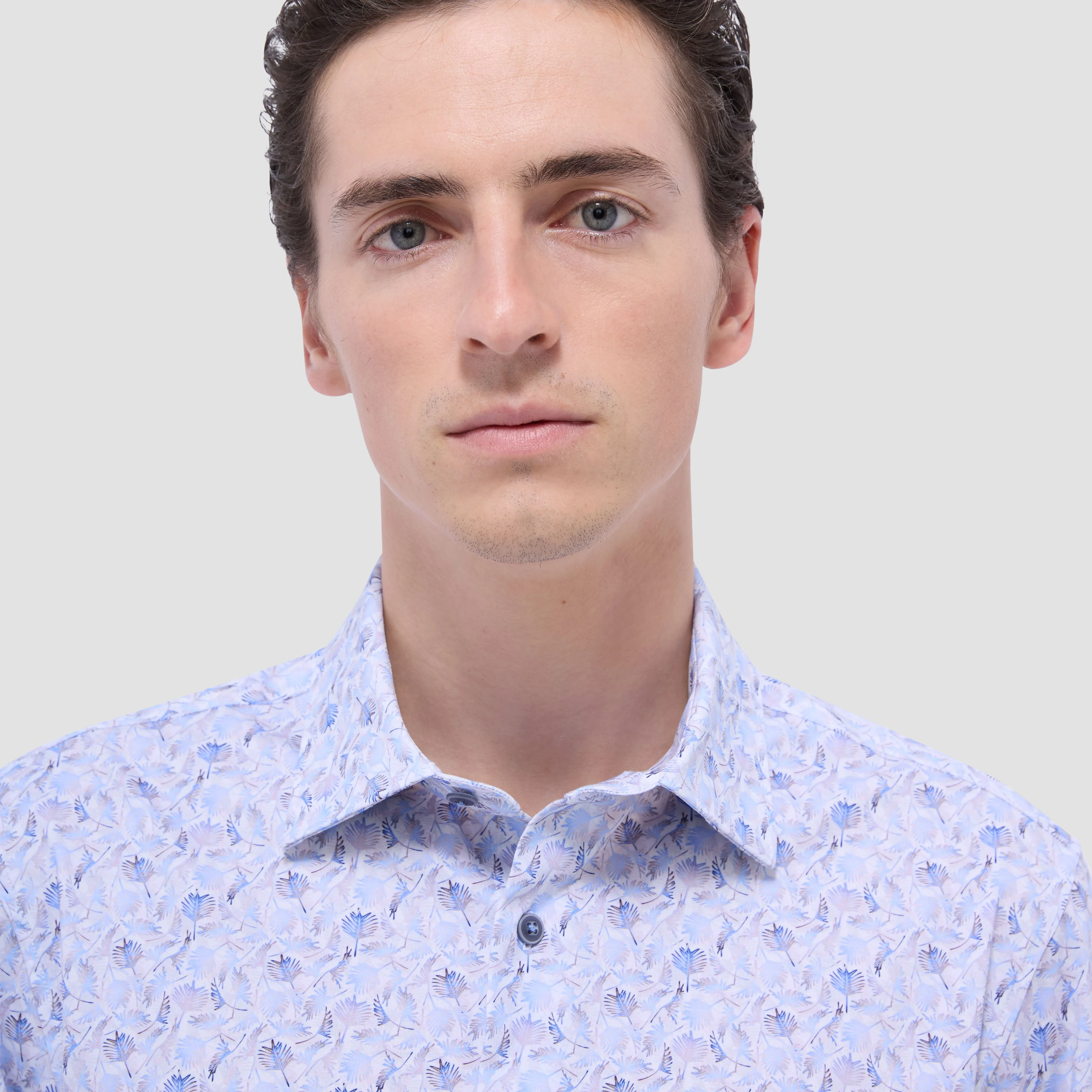 James Leaf Print OoohCotton Shirt