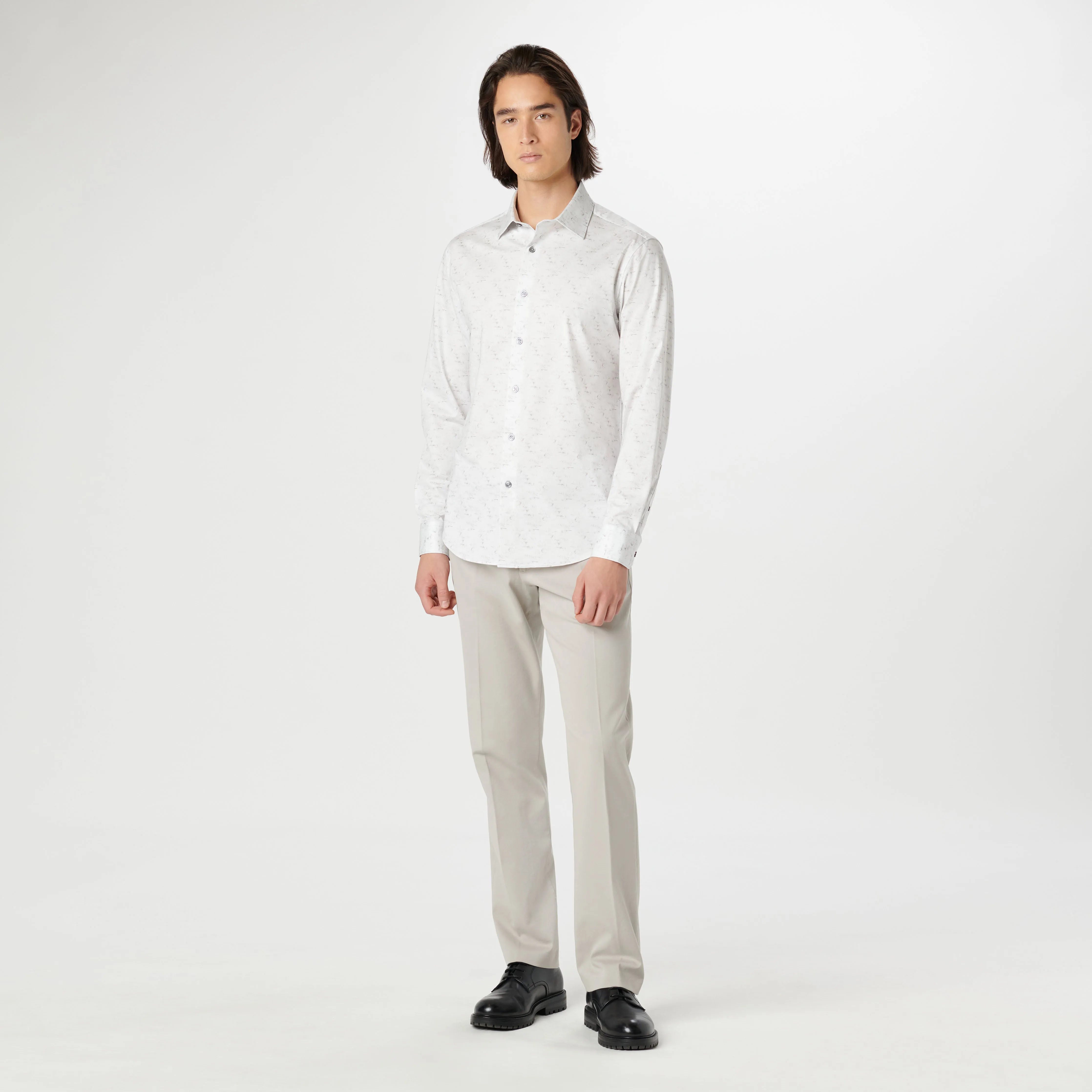 James Leaf Print OoohCotton Shirt