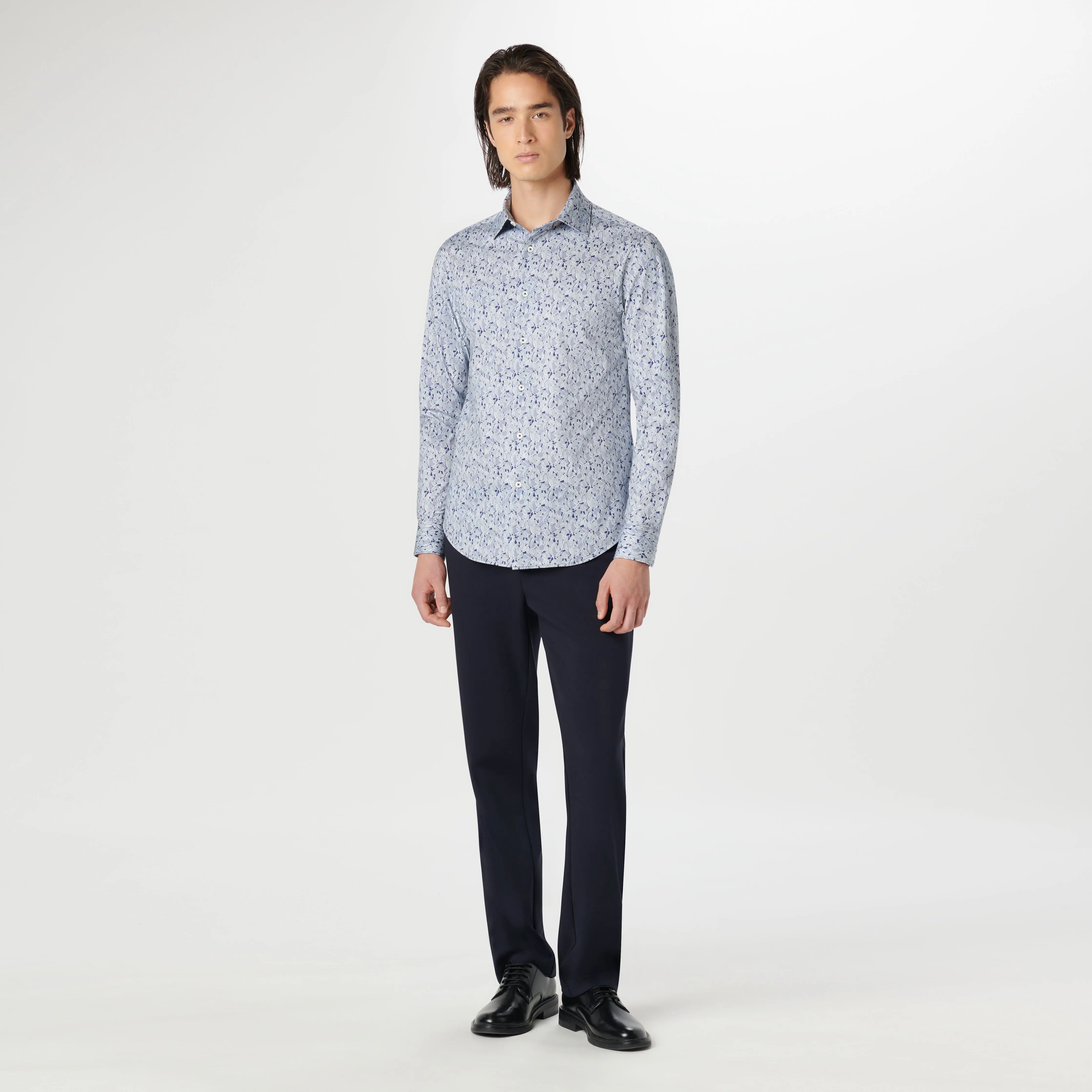 James Leaf Print OoohCotton Shirt