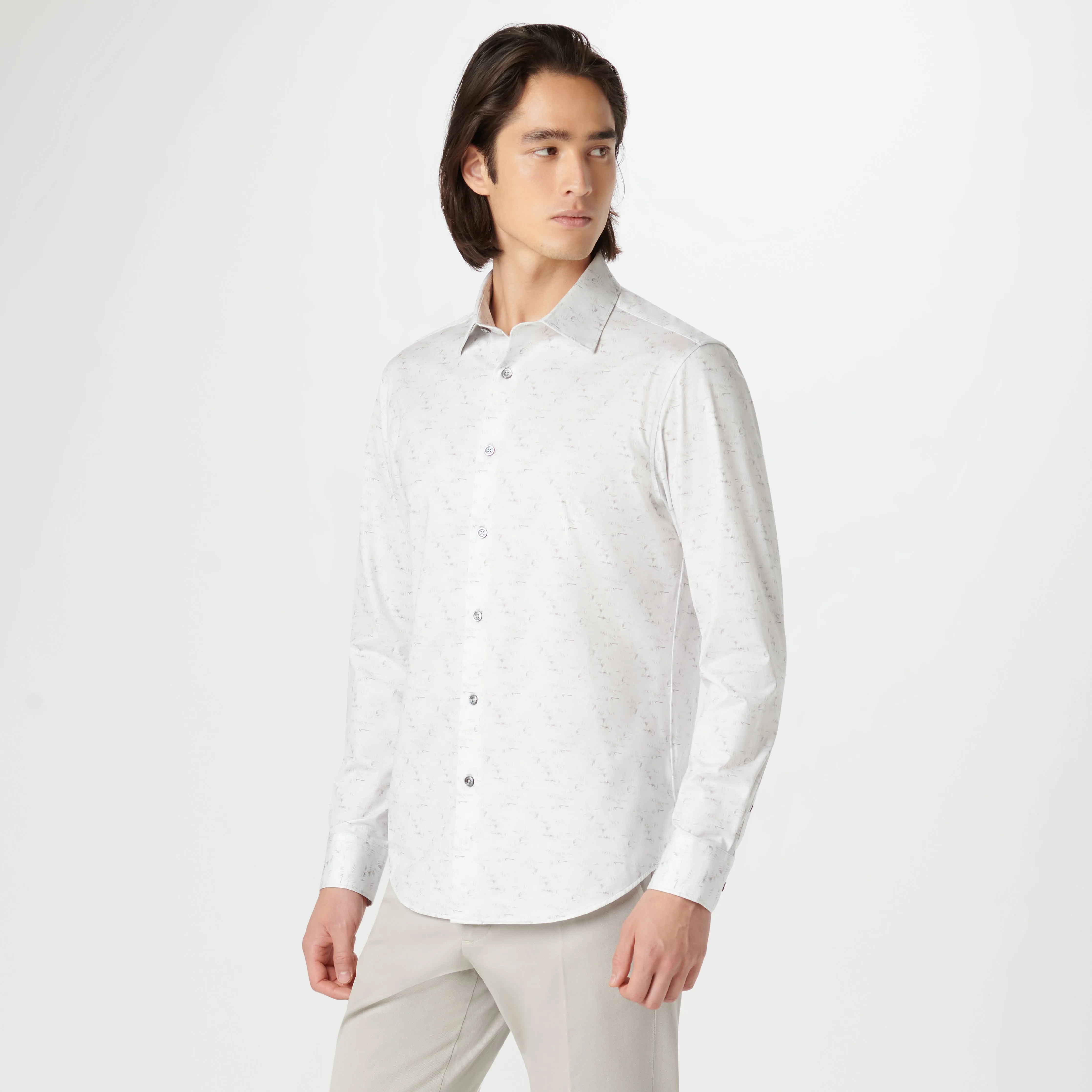 James Leaf Print OoohCotton Shirt