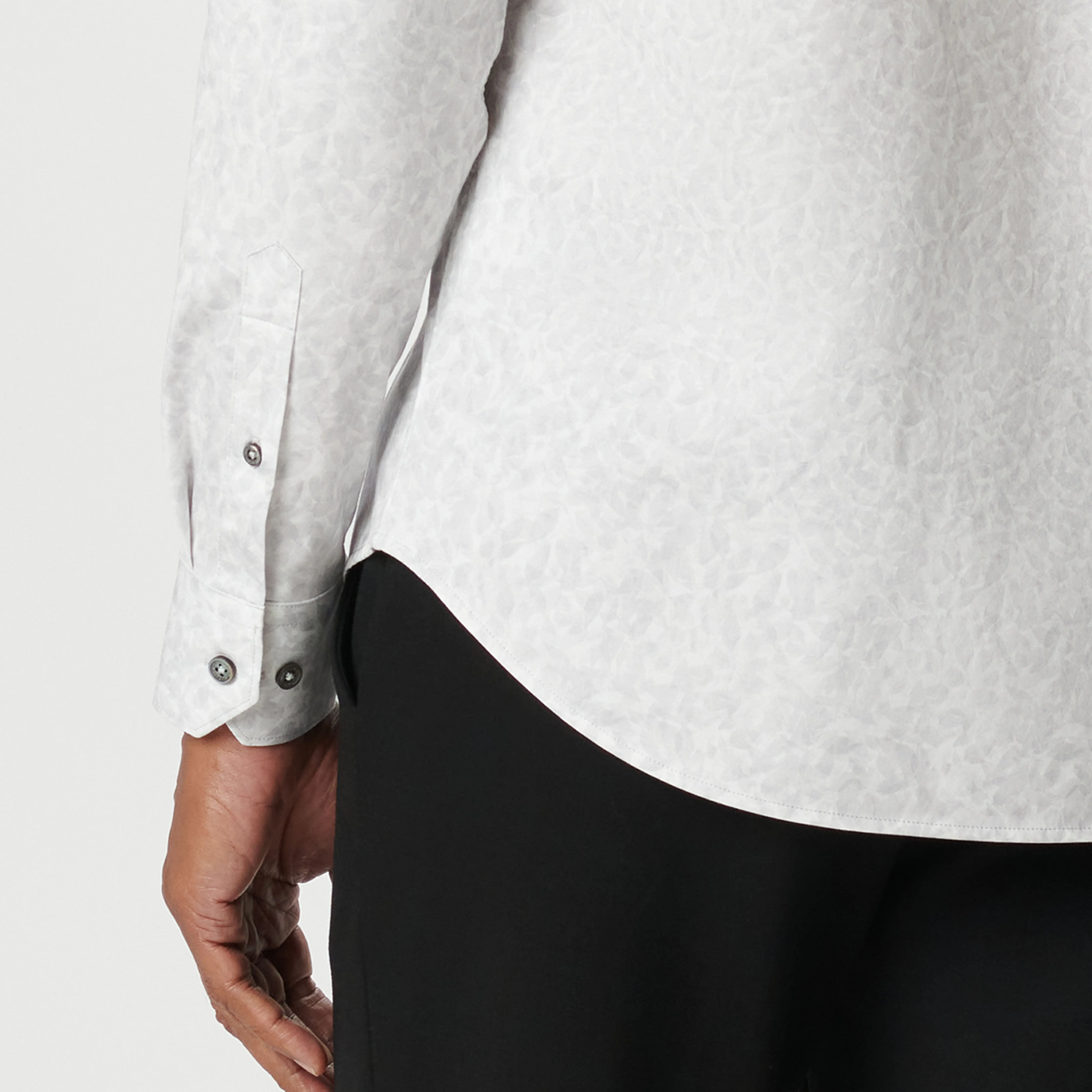 James Leaf Print OoohCotton Shirt