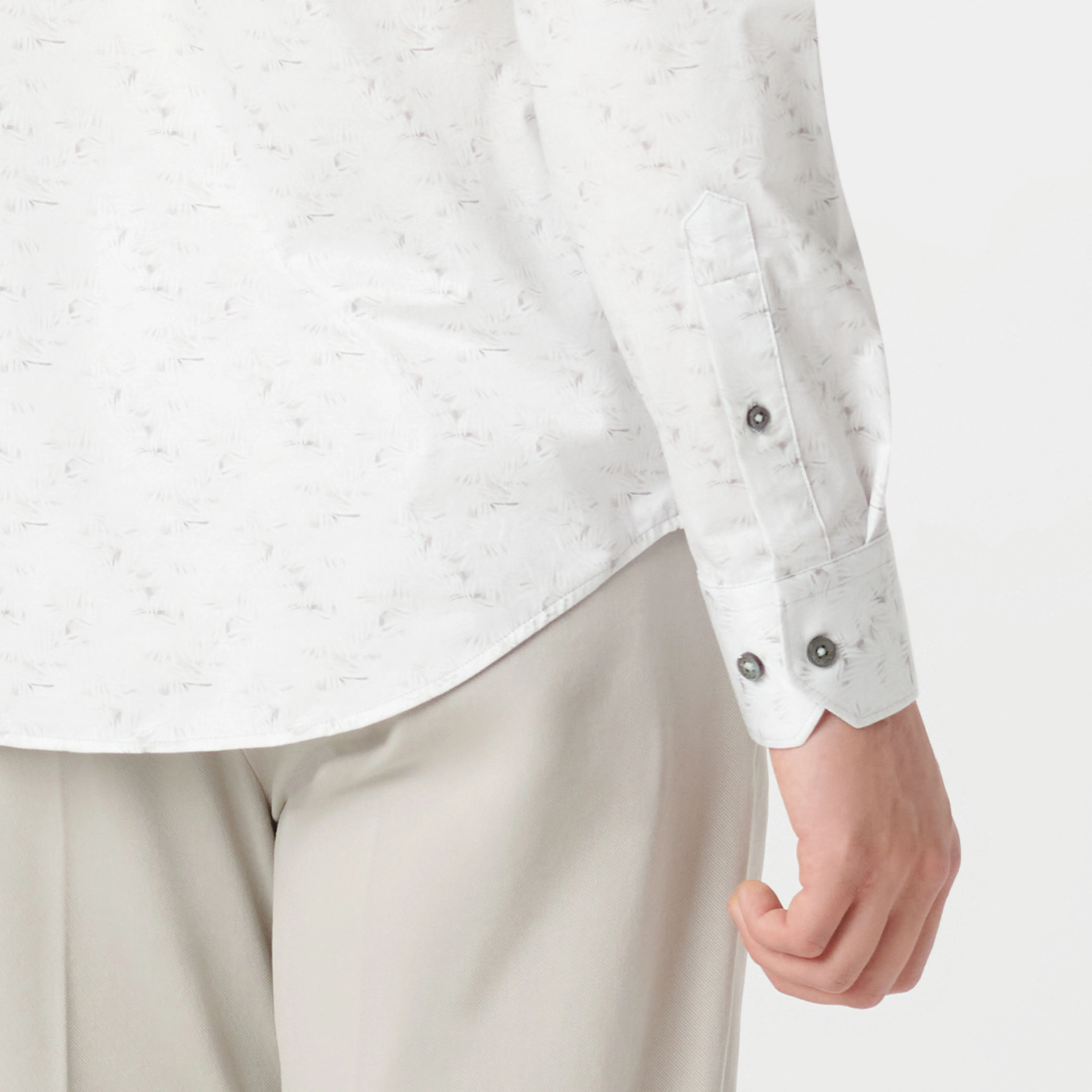 James Leaf Print OoohCotton Shirt