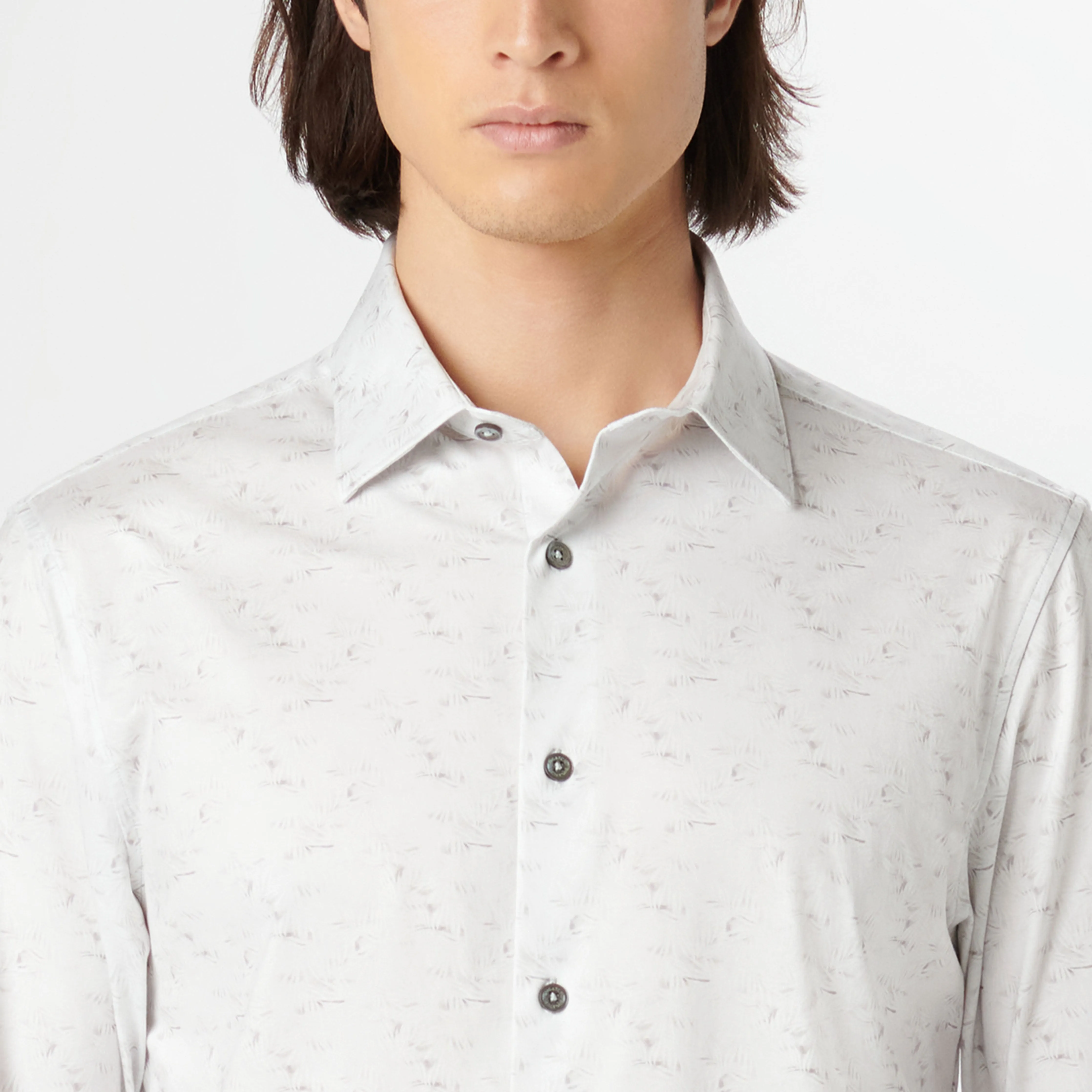 James Leaf Print OoohCotton Shirt