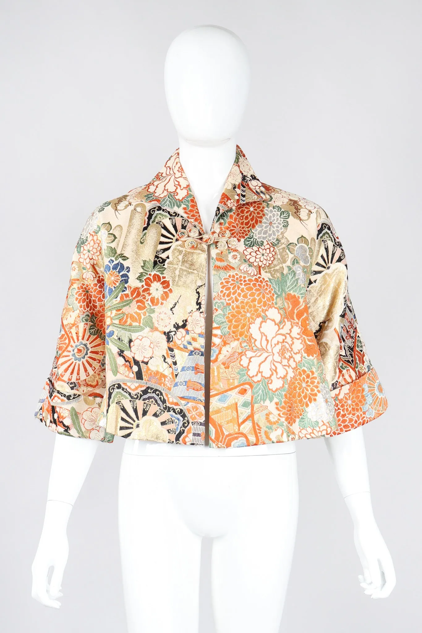 Japanese Brocade Crop Jacket
