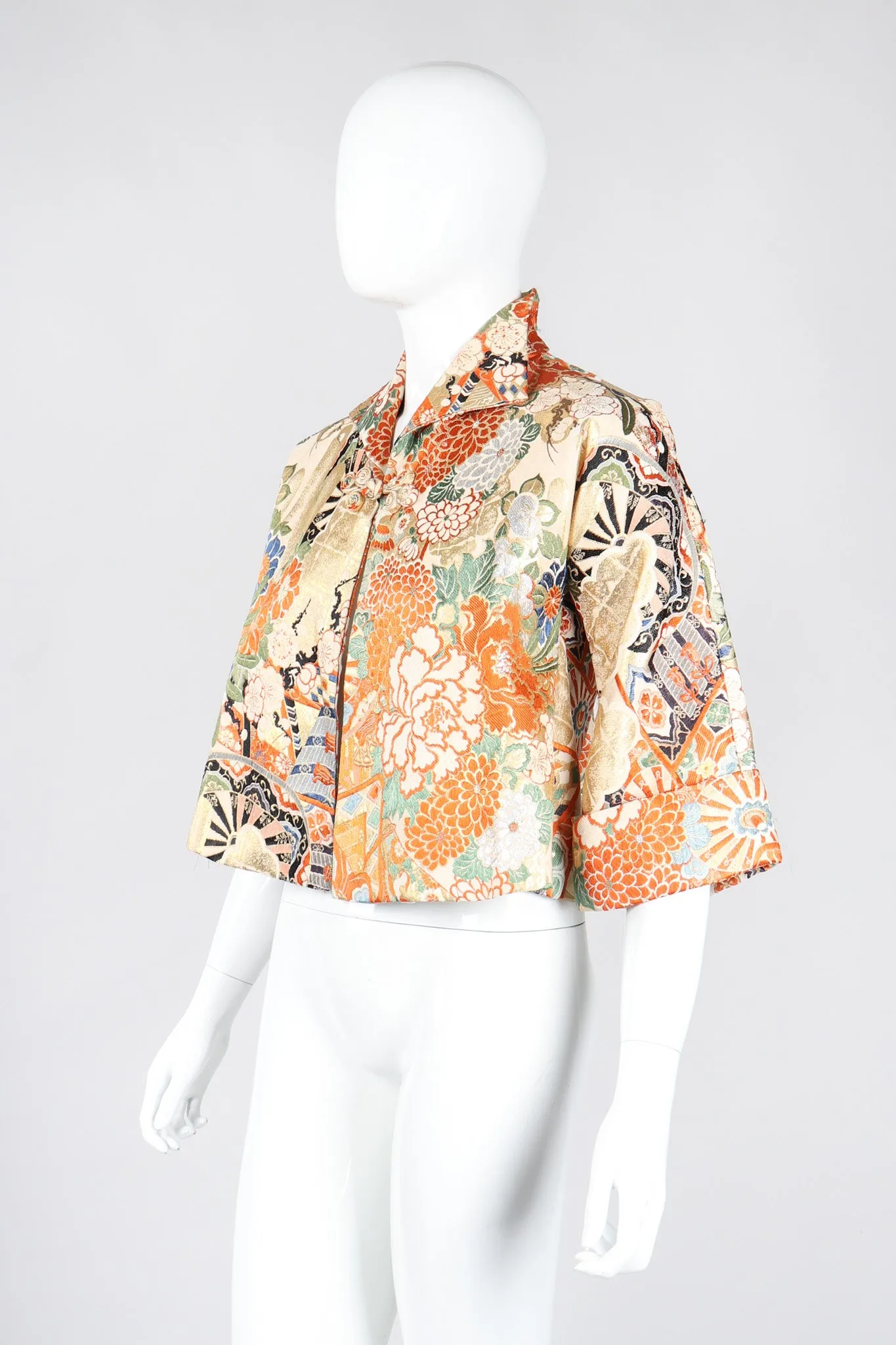 Japanese Brocade Crop Jacket