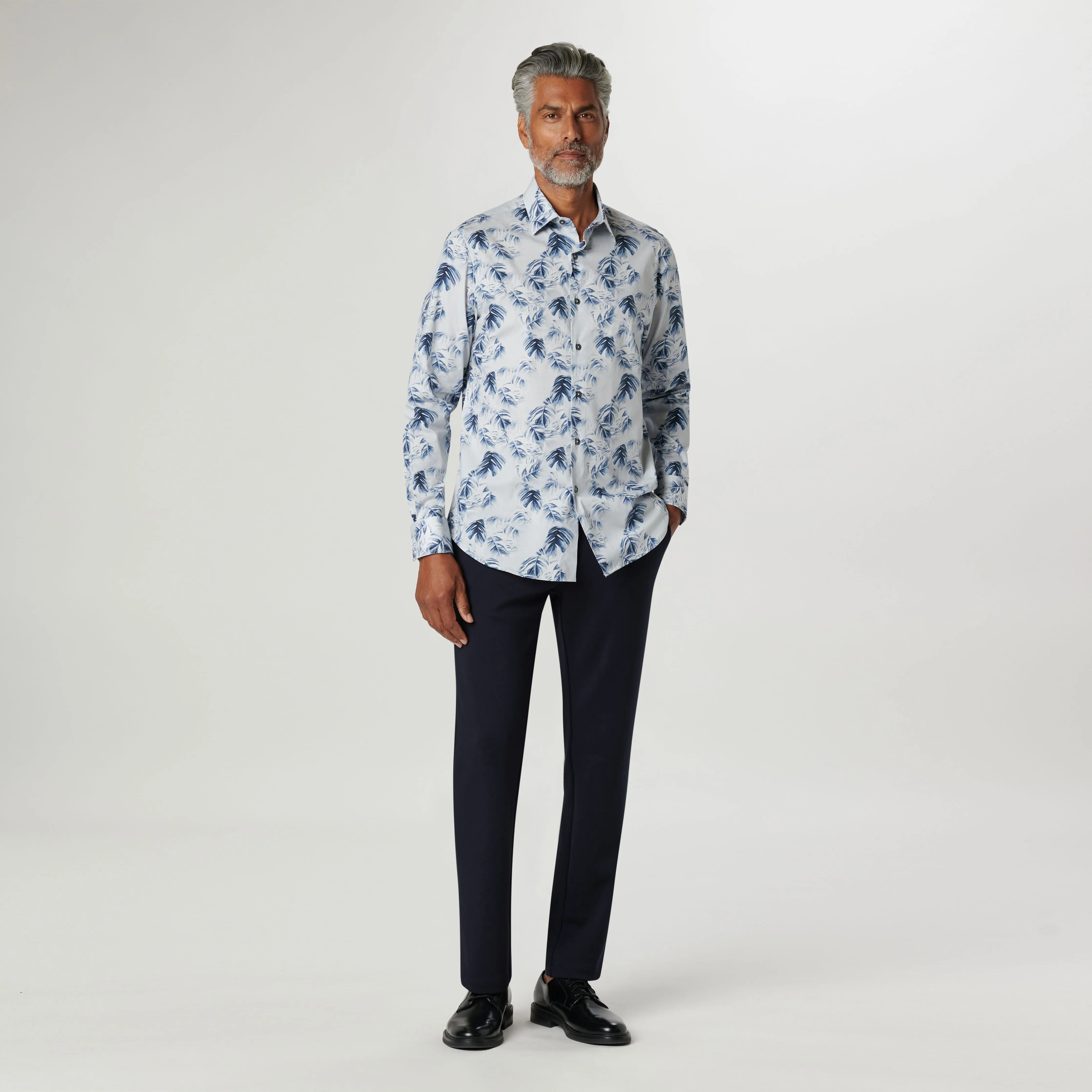 Julian Leaf Print Shirt