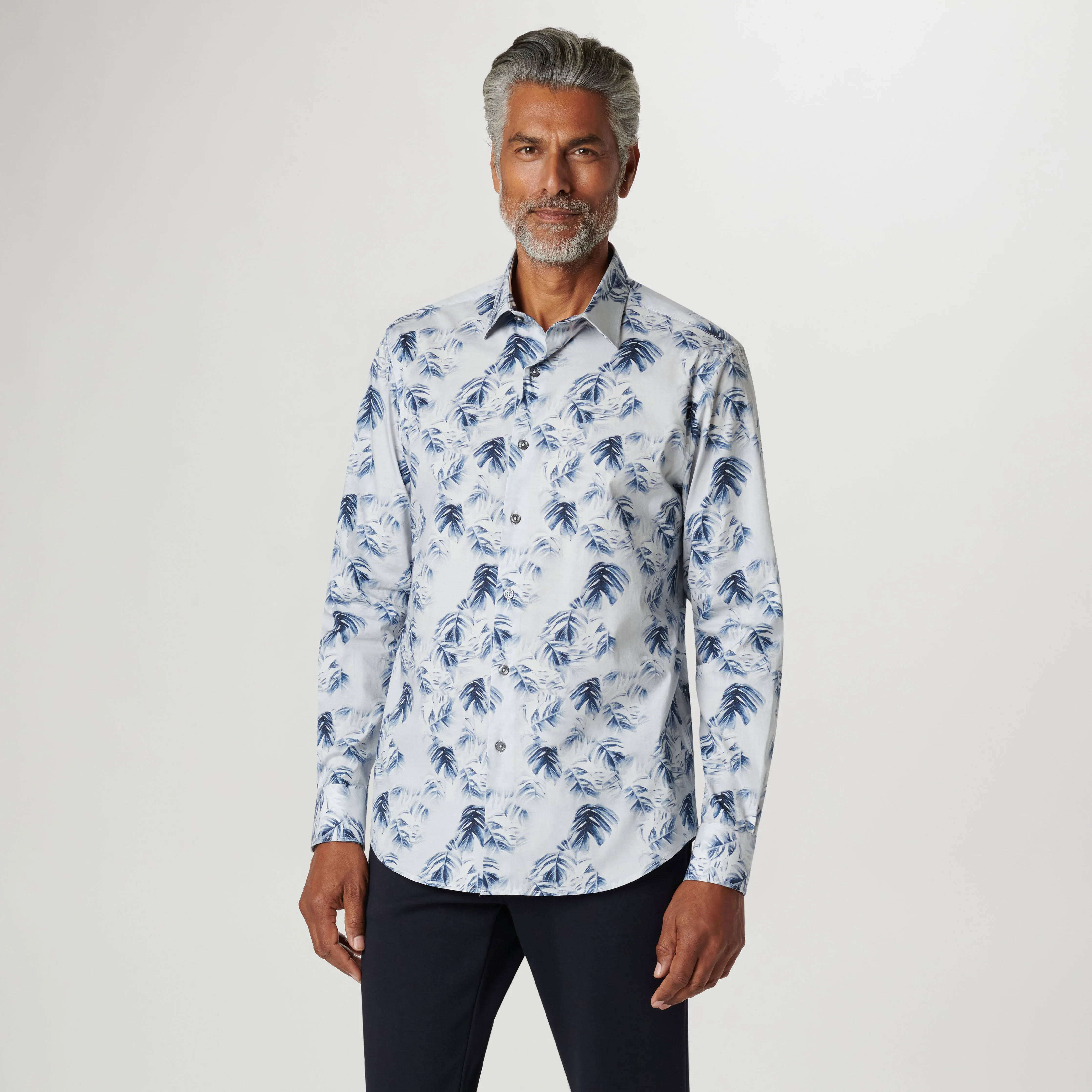 Julian Leaf Print Shirt