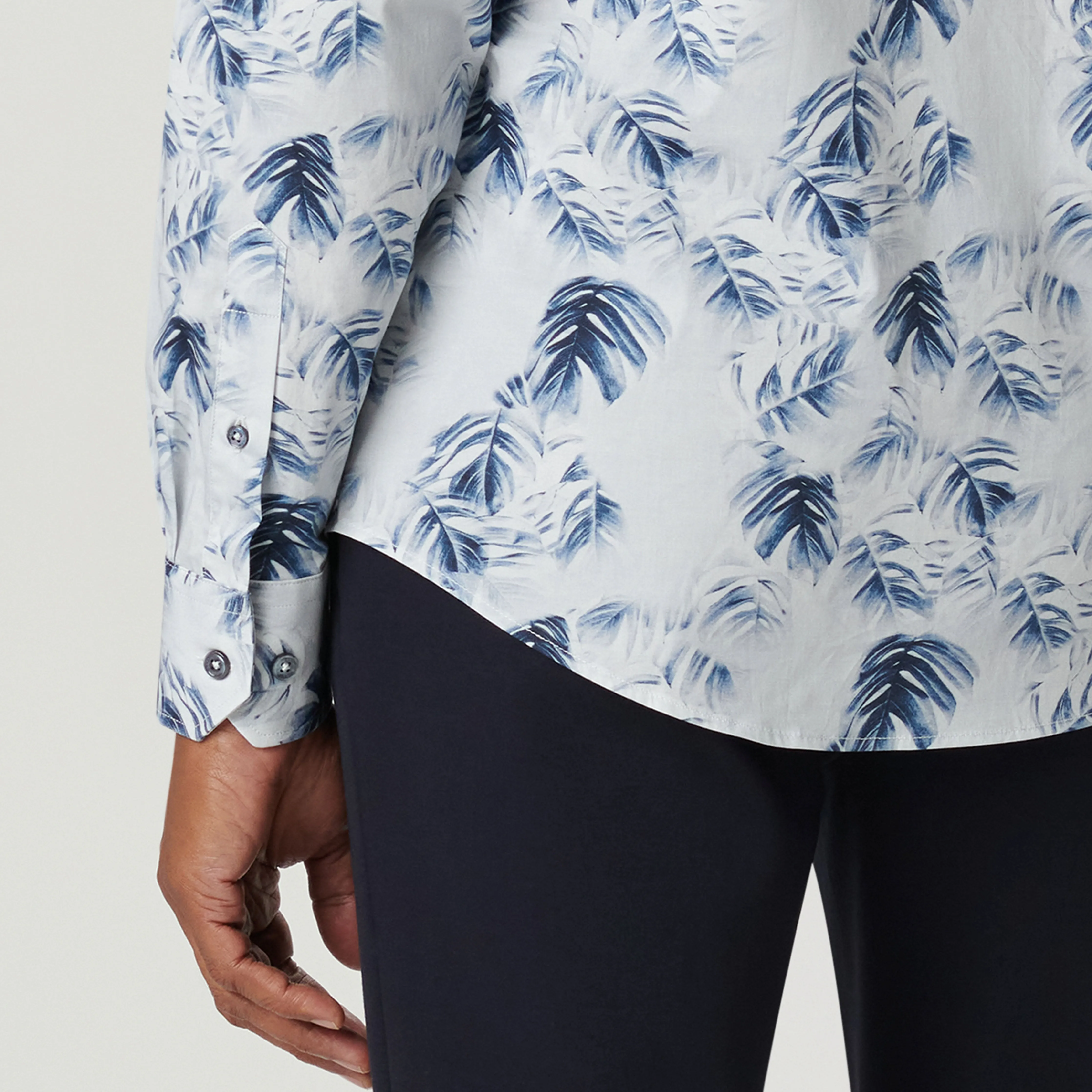 Julian Leaf Print Shirt