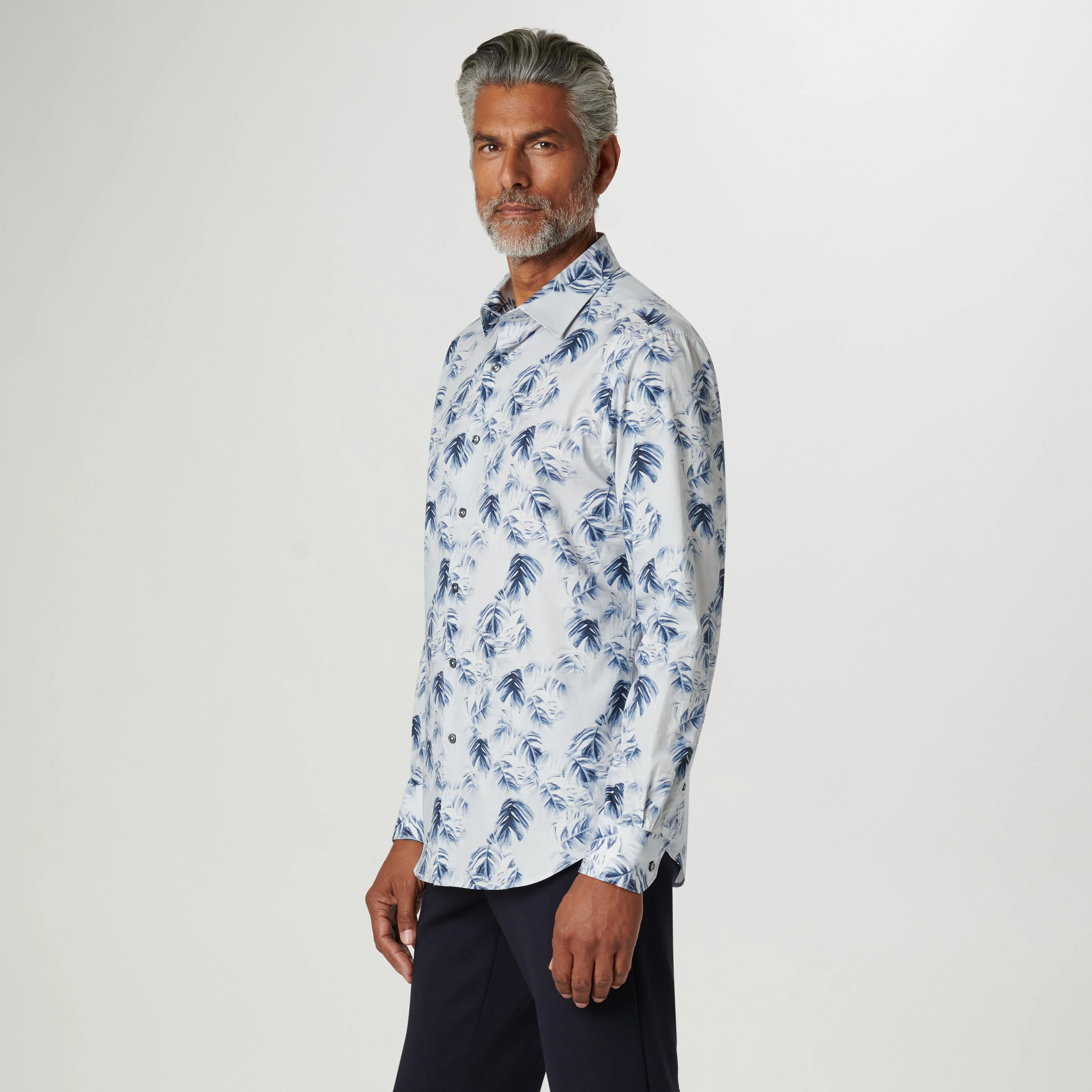 Julian Leaf Print Shirt