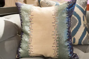 Kyoto Beaded Ombre Pillow - Sabira Collection