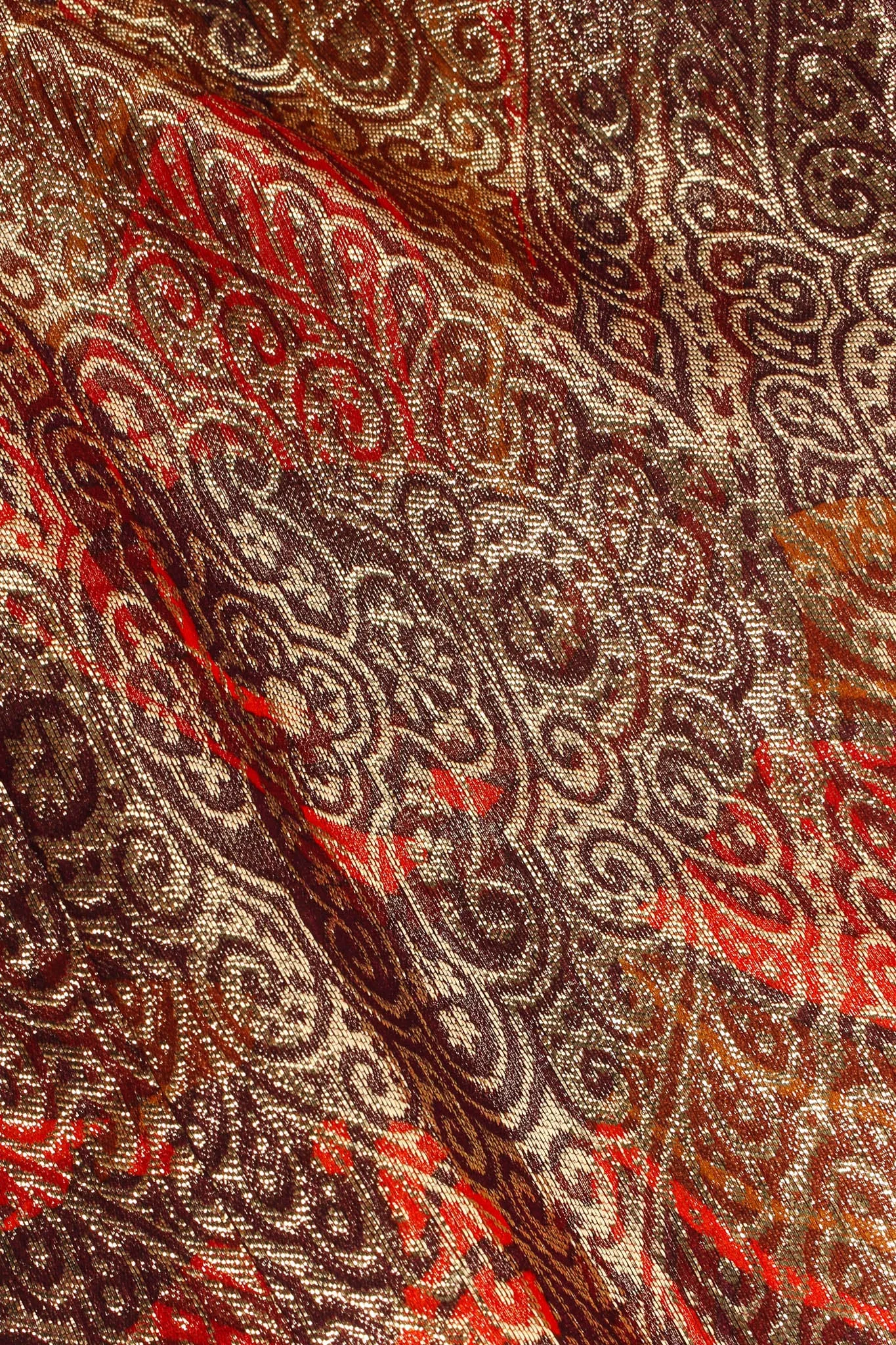 Lamé Metallic Brocade Dress
