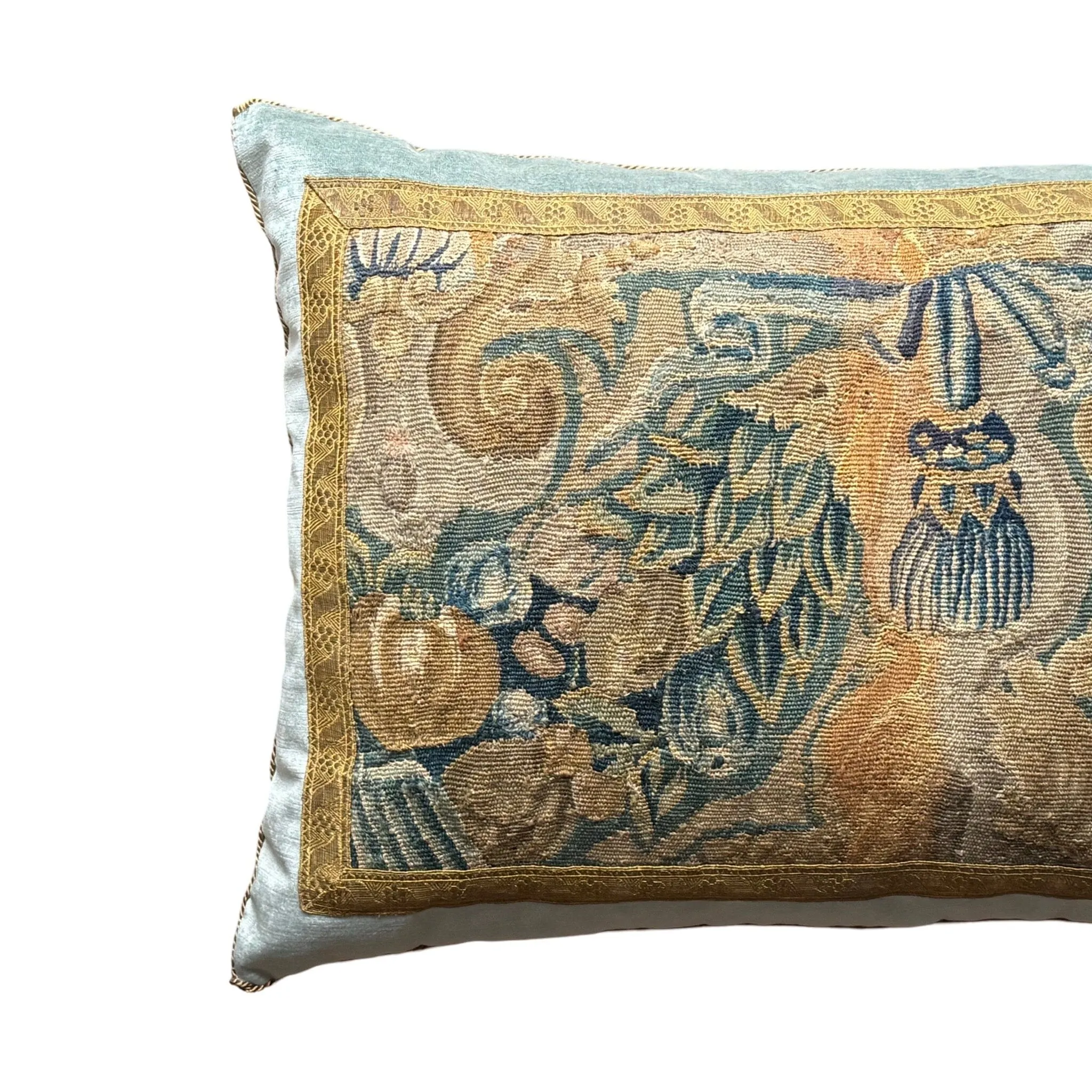 Late 17th C Flemish Tapestry Fragment  (#T092824 | 21 x 33")