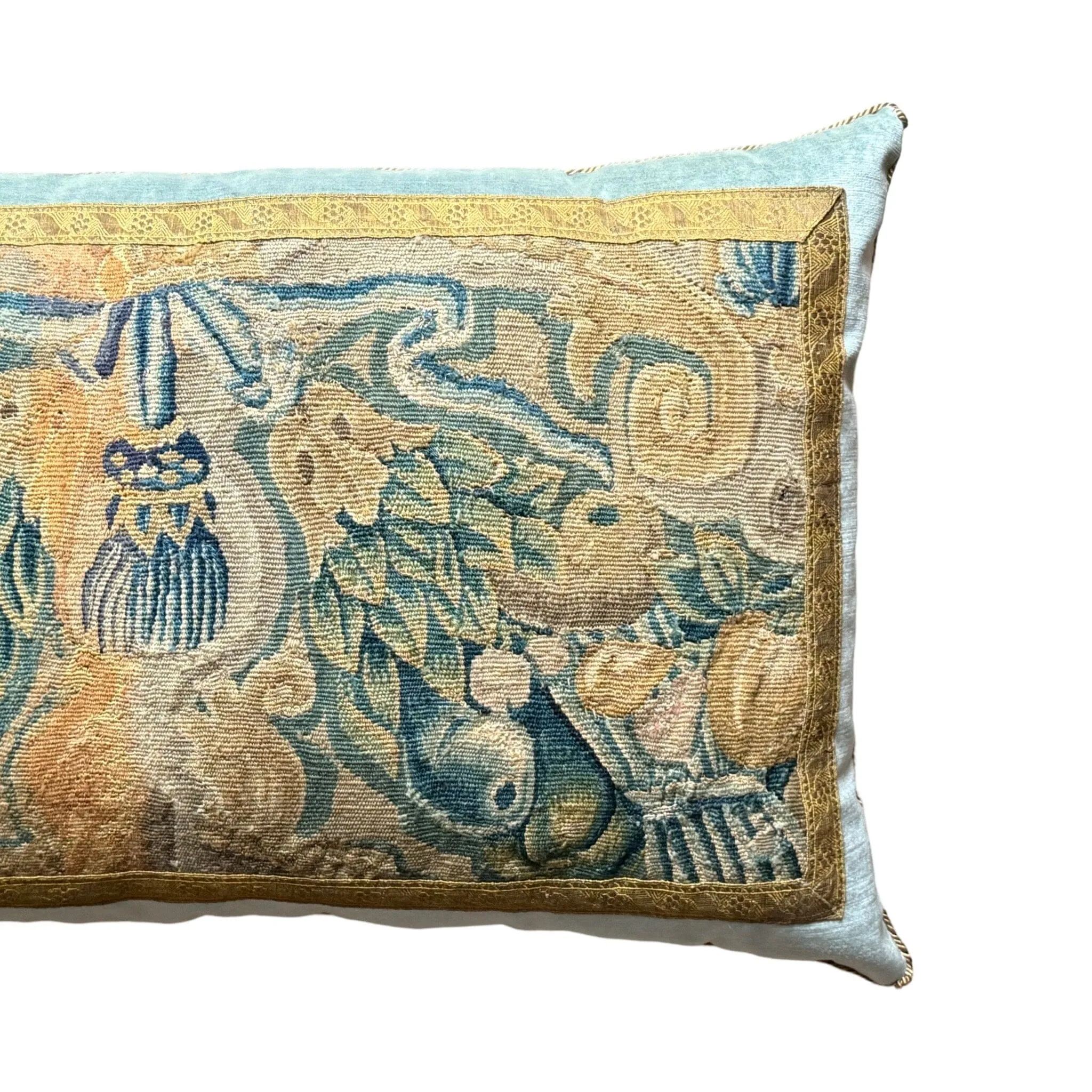 Late 17th C Flemish Tapestry Fragment  (#T092824 | 21 x 33")