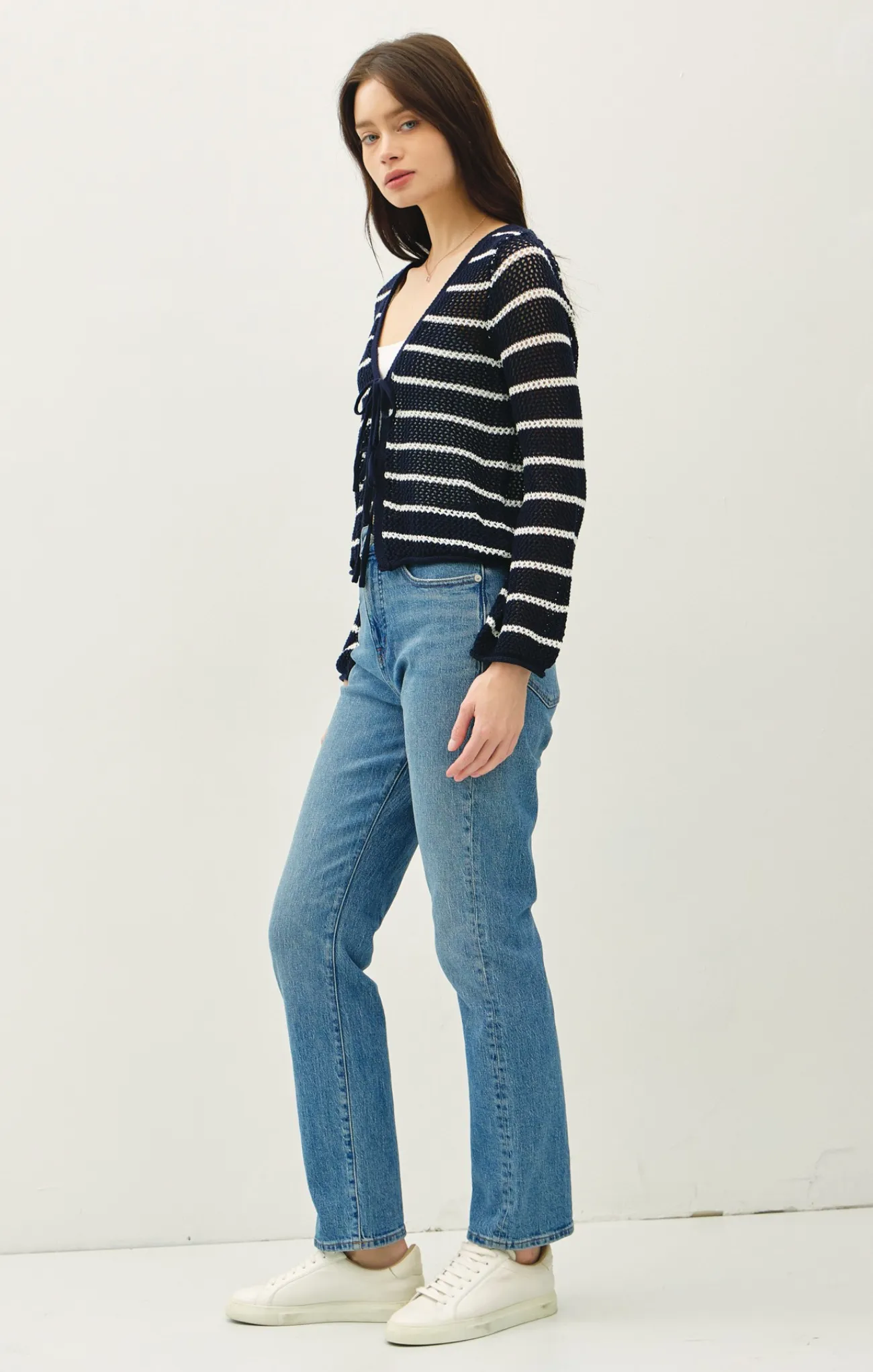 Laurel Stripe Cardi