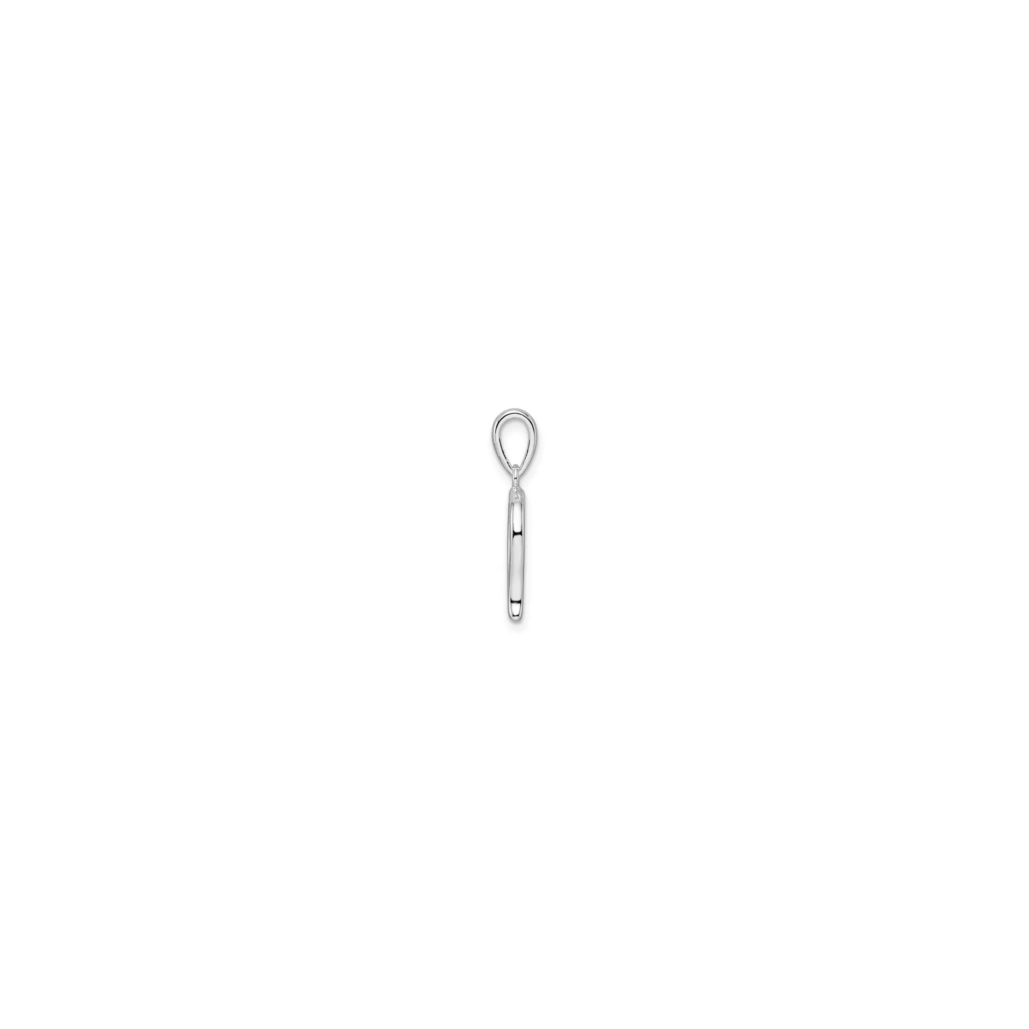 Leaf Contour Pendant (Silver)