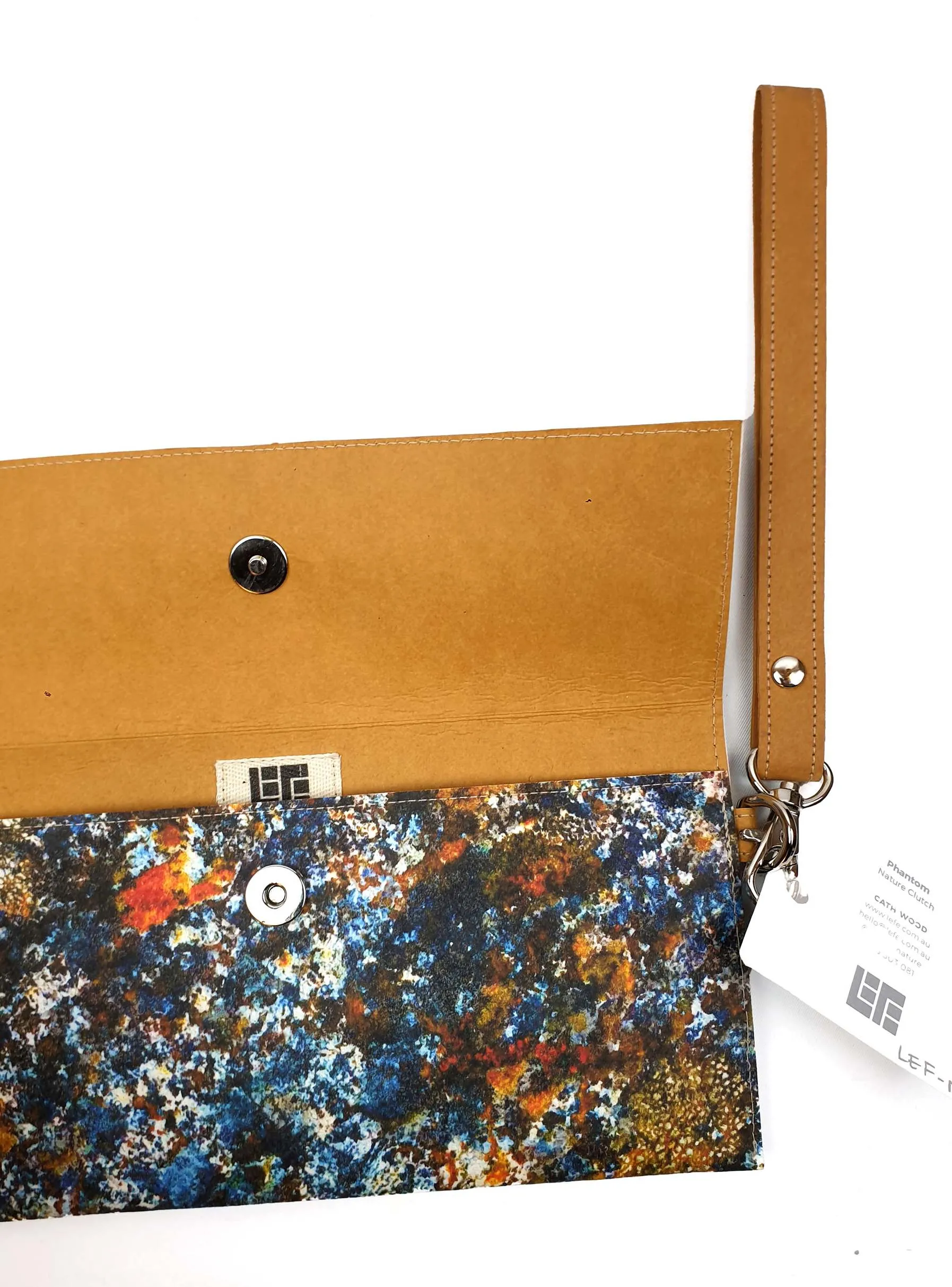 Lefe phantom nature clutch purse
