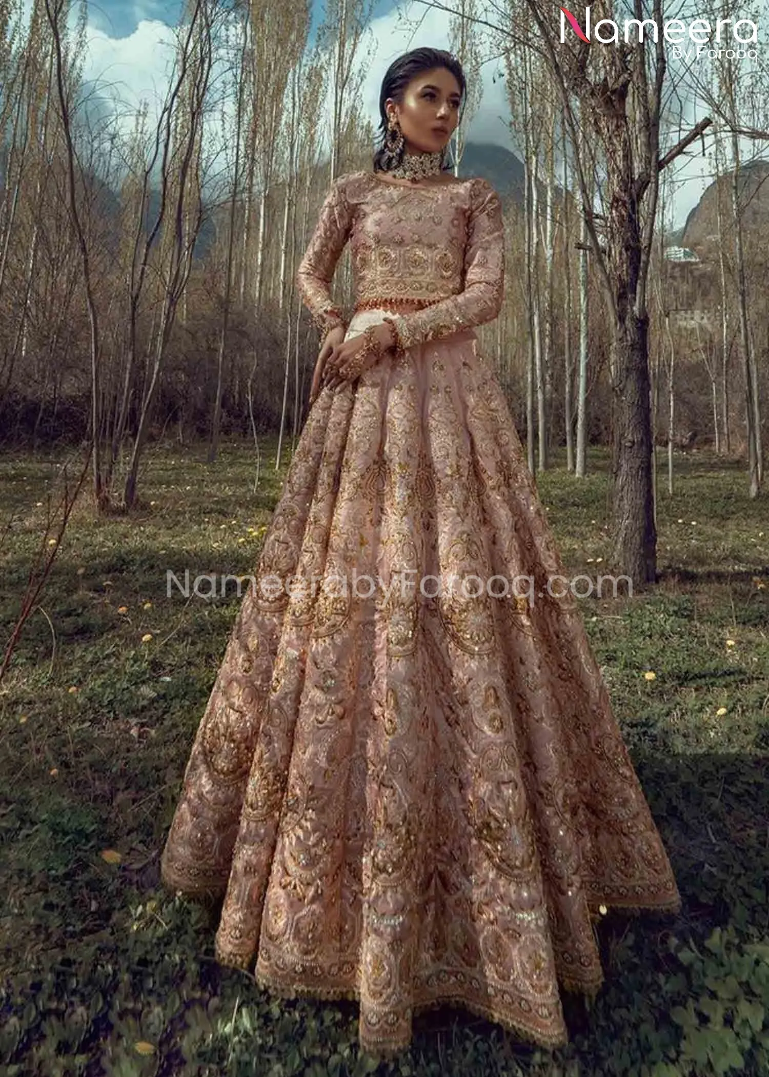 Lehngas Choli Dupatta Royal Bridal Lehenga Dress #BS607