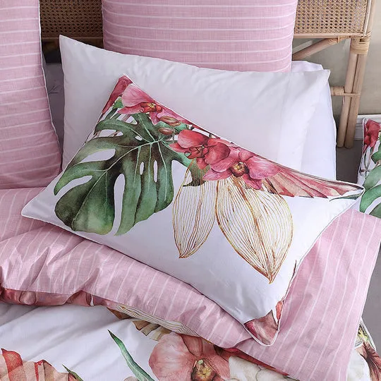 Logan & Mason ORCHADIA PINK QUILT COVER SET