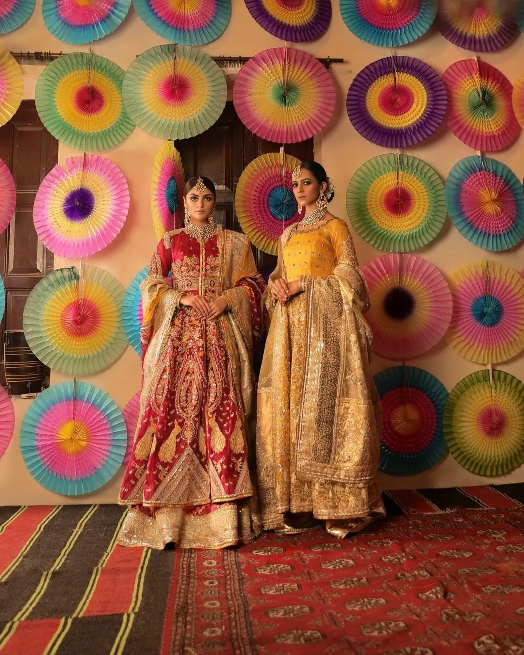 Long Jacket Lehenga Pink Pakistani Bridal Dress #BS814