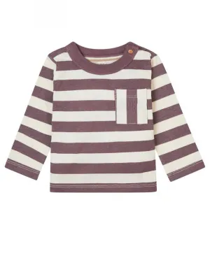 Long Sleeve Stripe- Flint