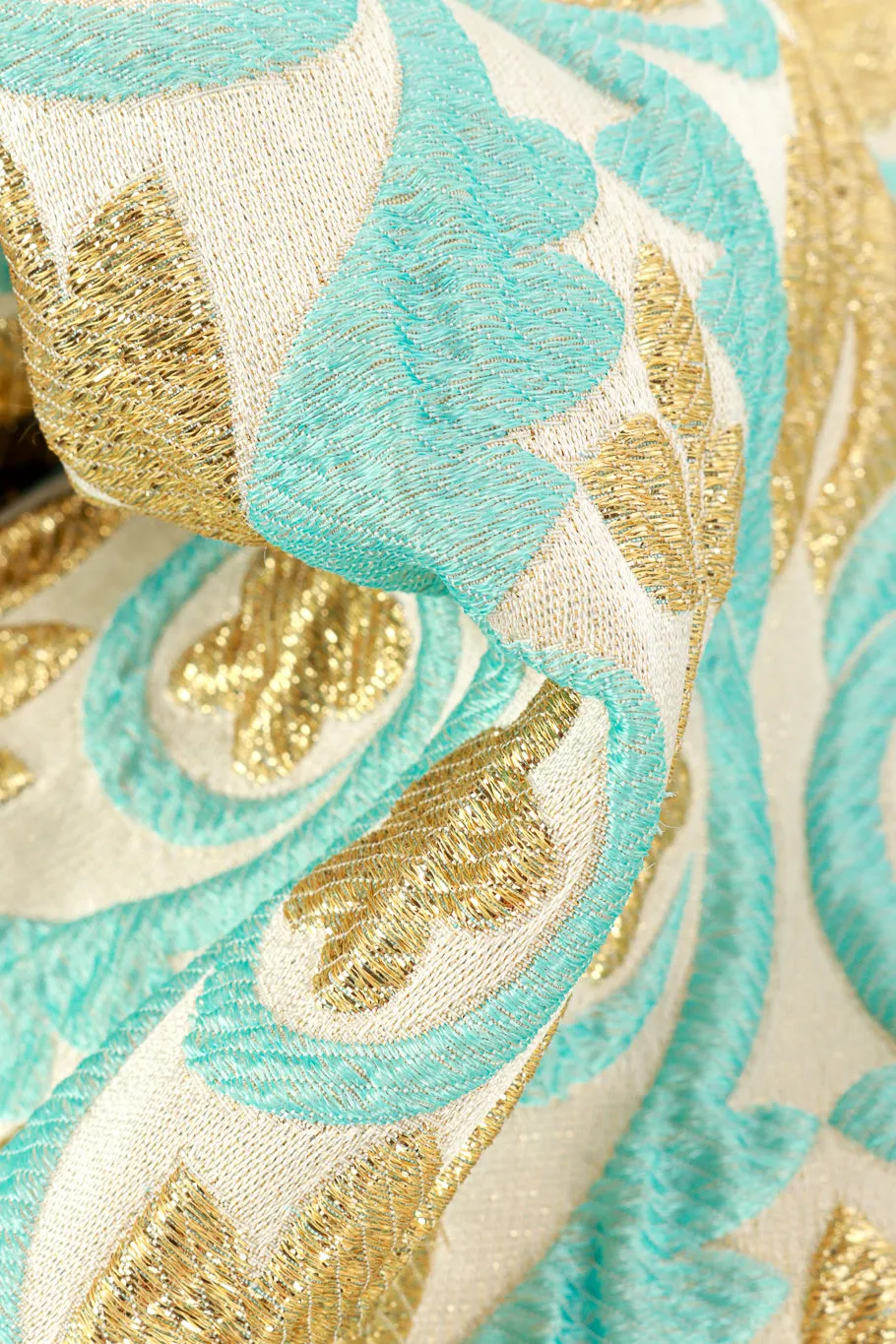 Lurex Floral Brocade Dress
