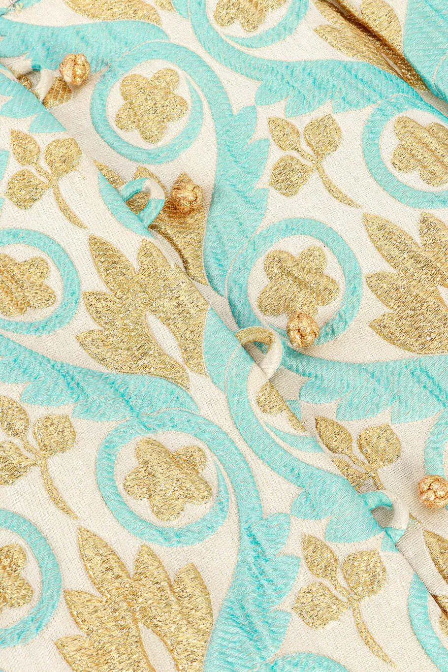 Lurex Floral Brocade Dress