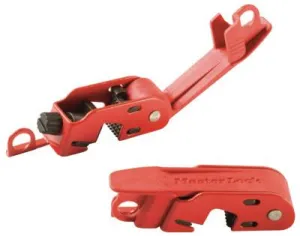 Master Lock Grip Tight Circuit Breaker Lockouts, For Std. Single/Double, 493B